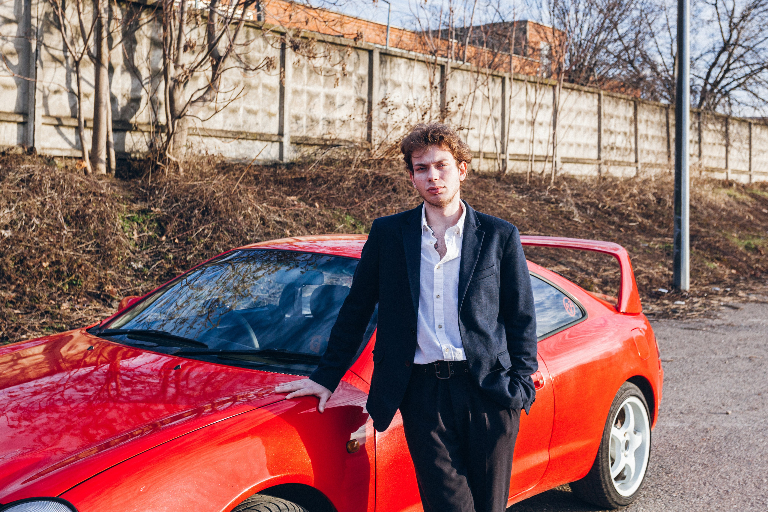 Имиджевая съемка с машиной. Фотограф Денис Денисов