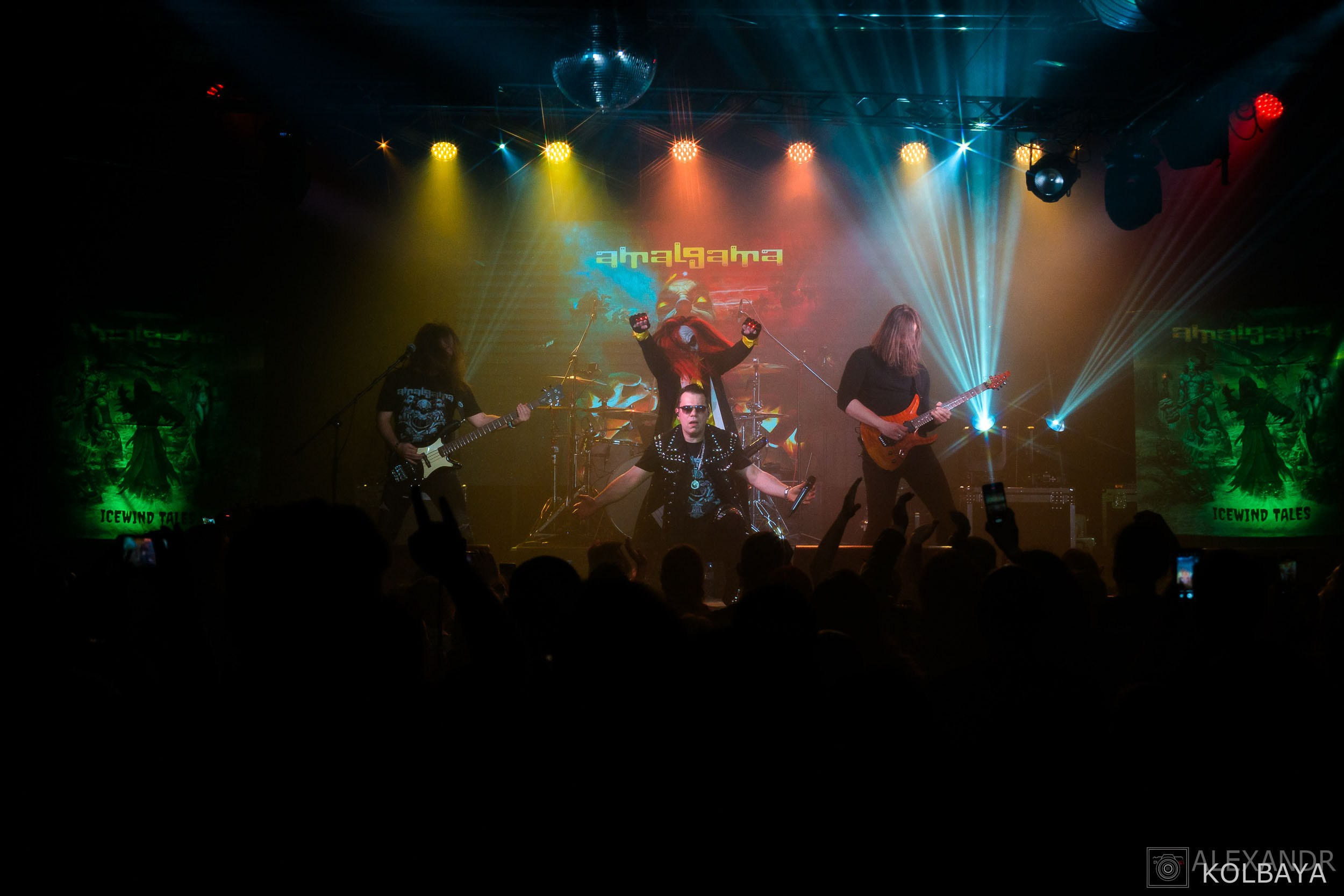 Концерт группы AMALGAMA. Концертный и театральный репортажный фотограф в Москве Александр Колбая