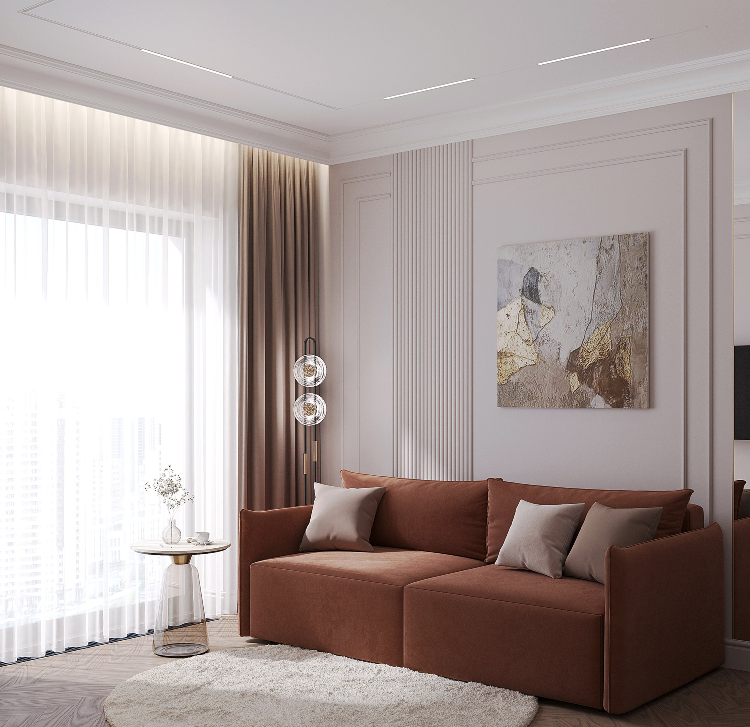 Проект ЖК City Bay Москва. Студия дизайна интерьера Лактионовой Елены