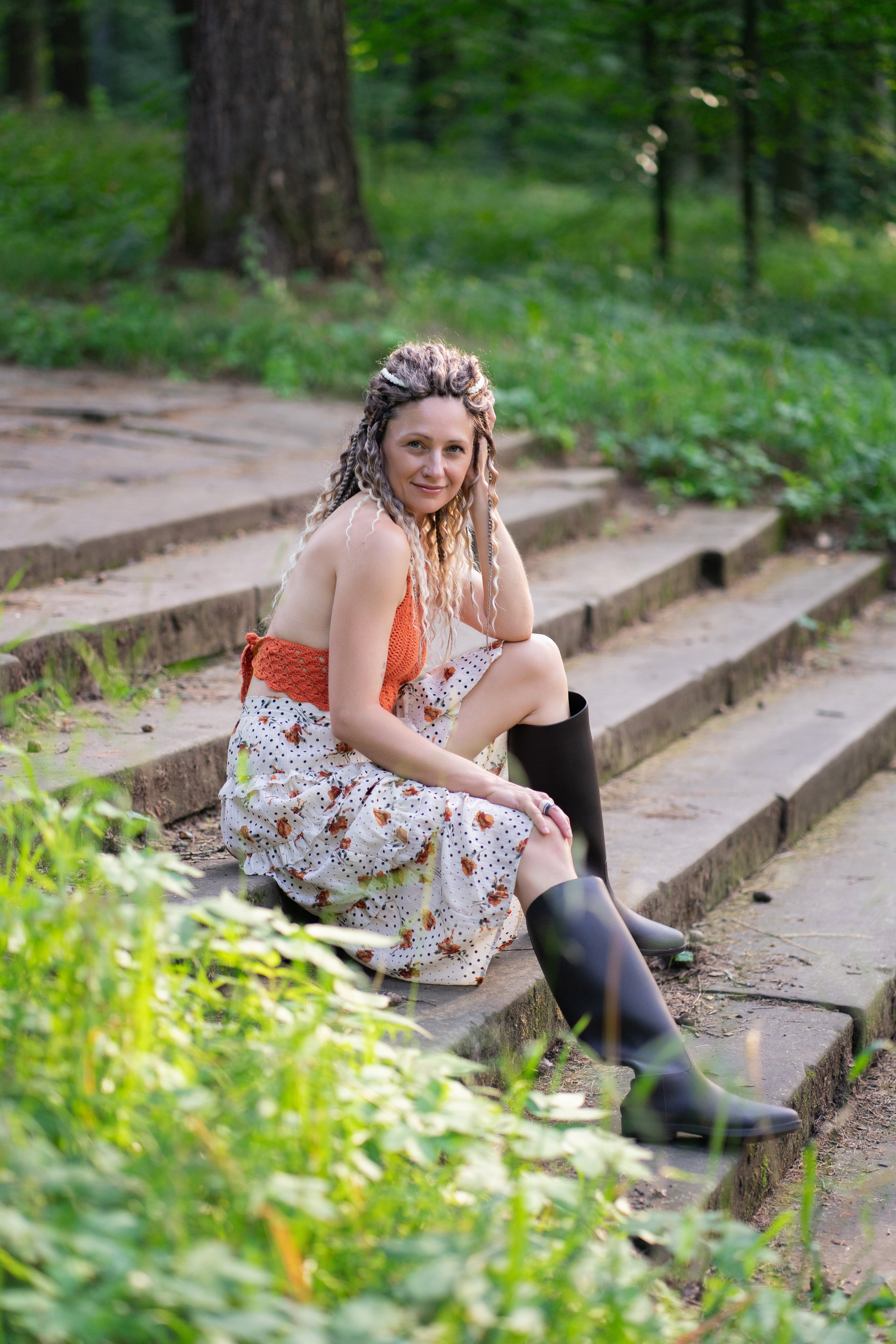 Анна —лесная нимфа. Фотограф Светлана Белоусова