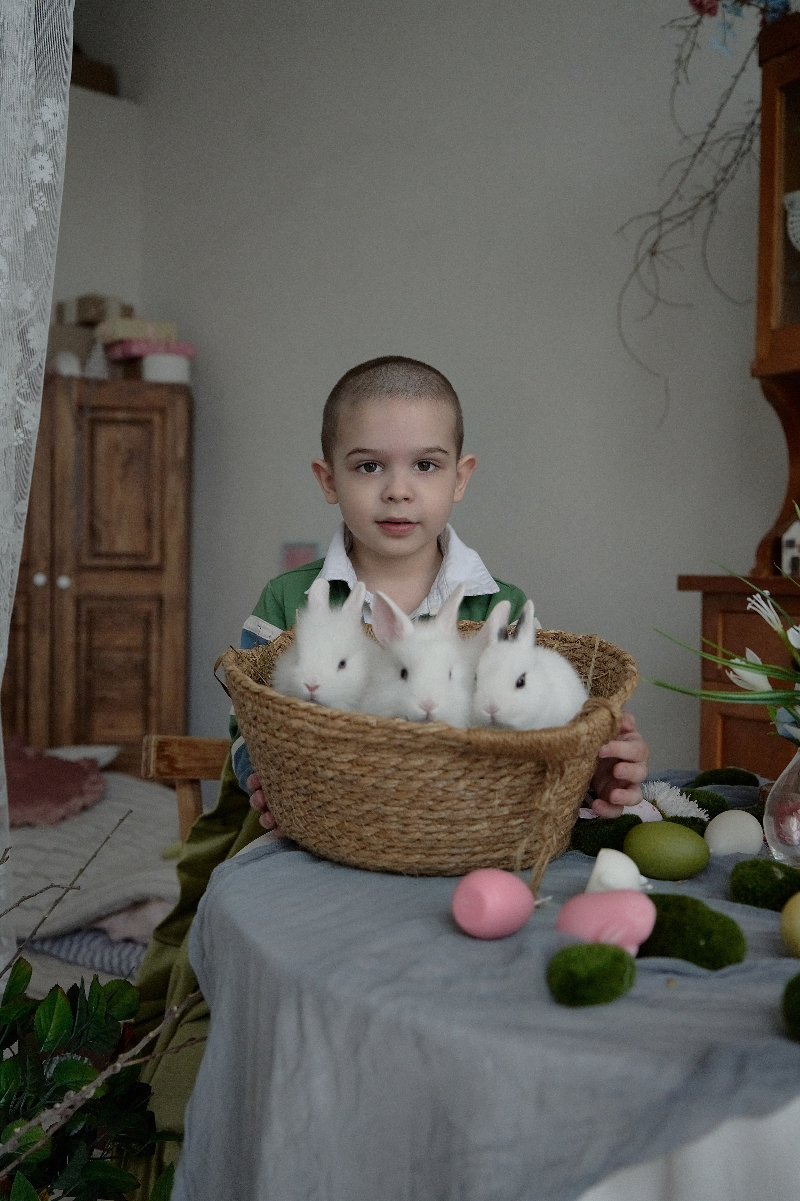 Пасхальная фотосессия с животными в Краснодаре