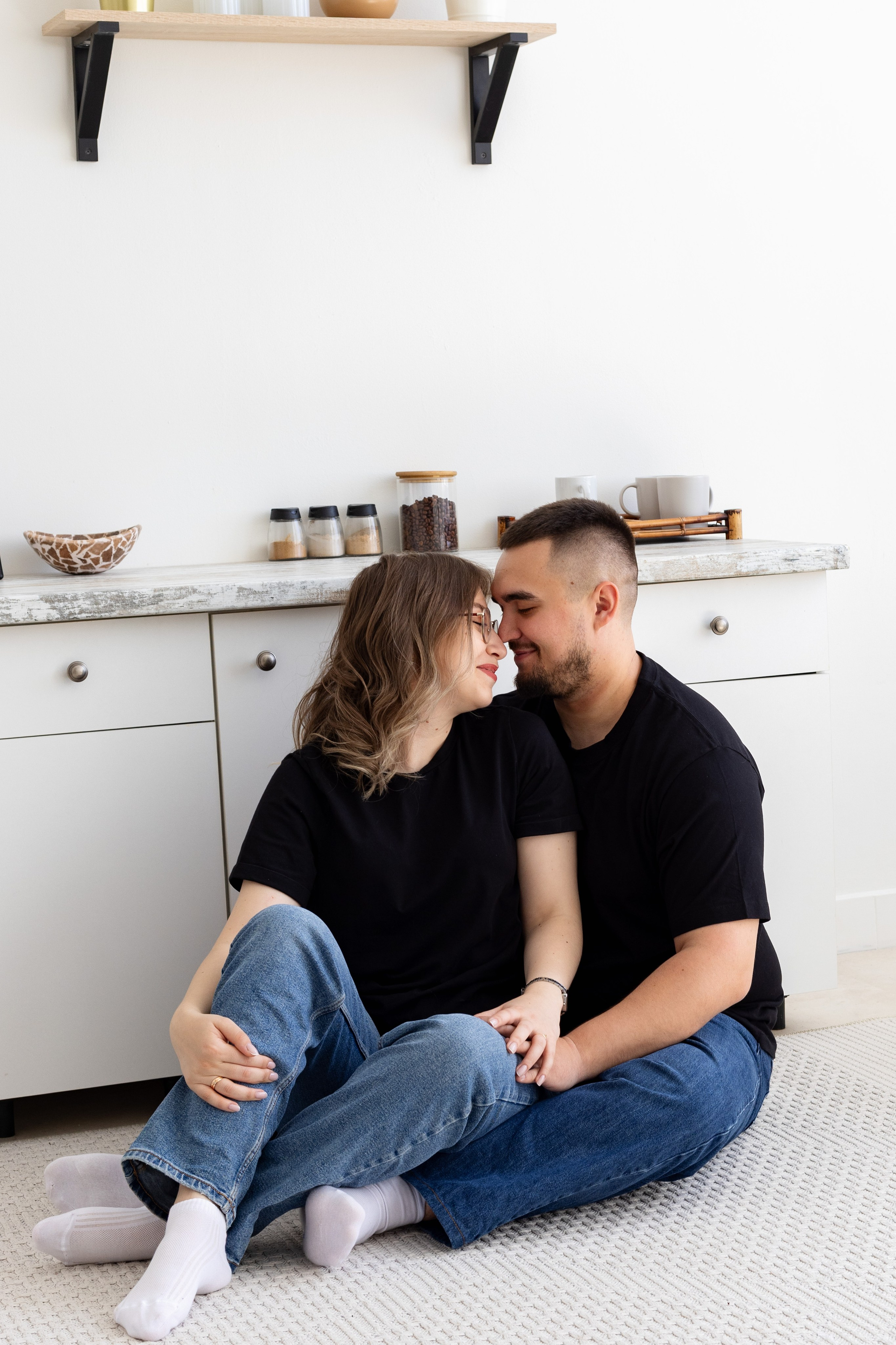 Семейная фотосессия в студии (Михаил, Крестина и Макар). Женский фотограф в Орске Новотроицке Динара Долганова