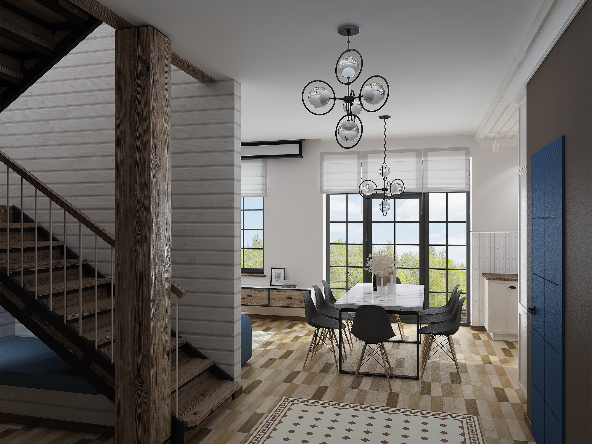 Дом в Линтулово. Дизайнер в Санкт-Петербурге Дмитрий Цыбулько