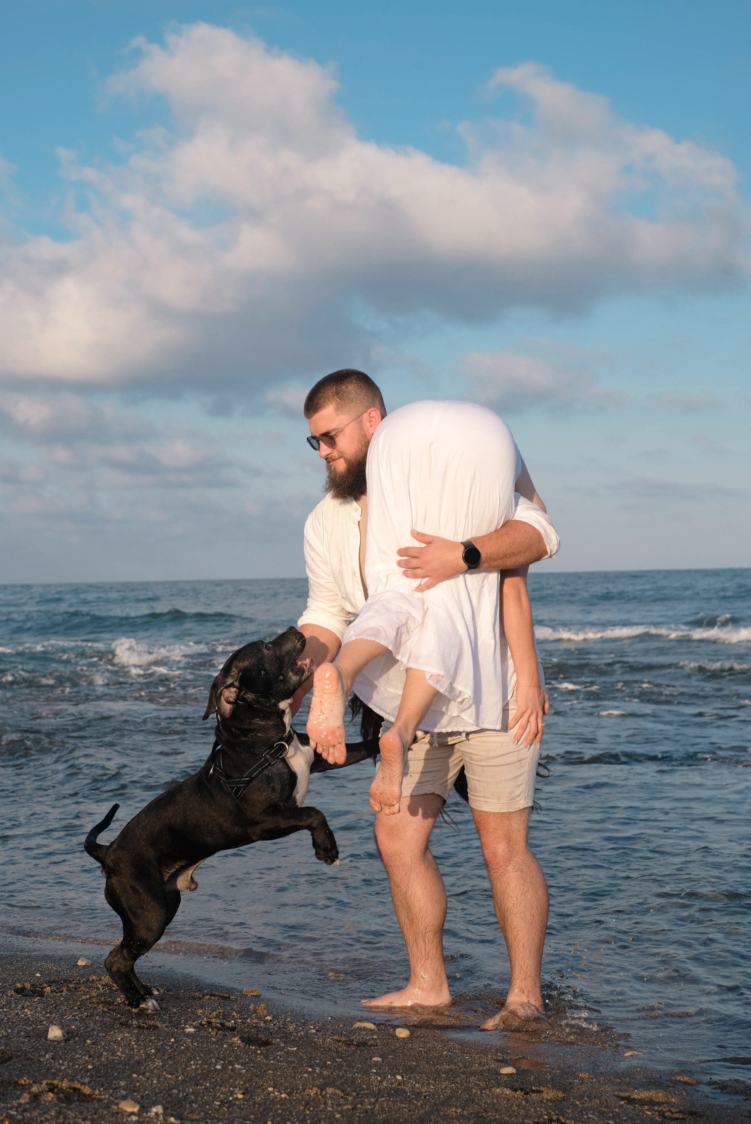 Парная съемка на море. Фотограф Полина Гольдис