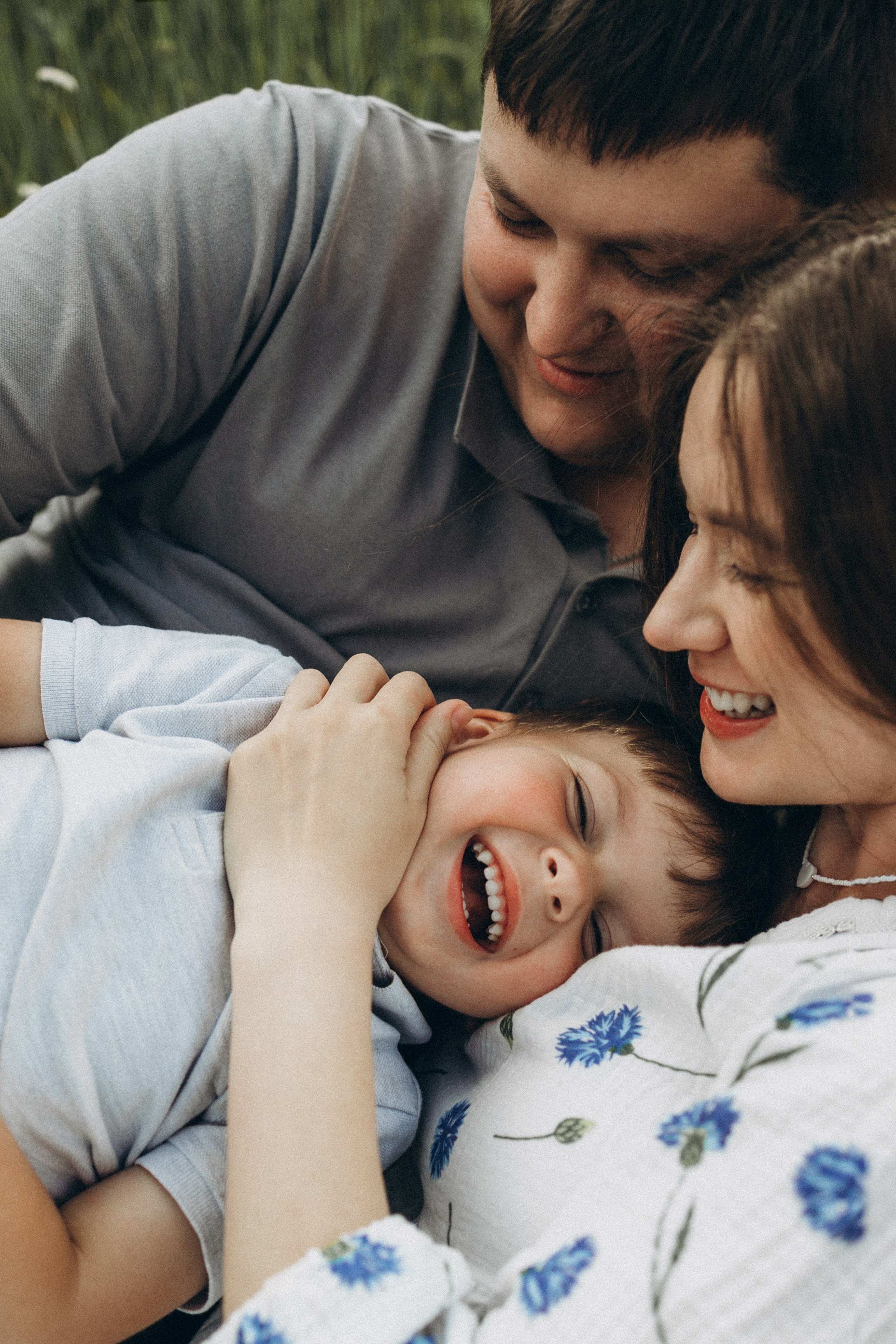 Ксюша, Вадим и Кирюша. Фотограф Елена Рябцева