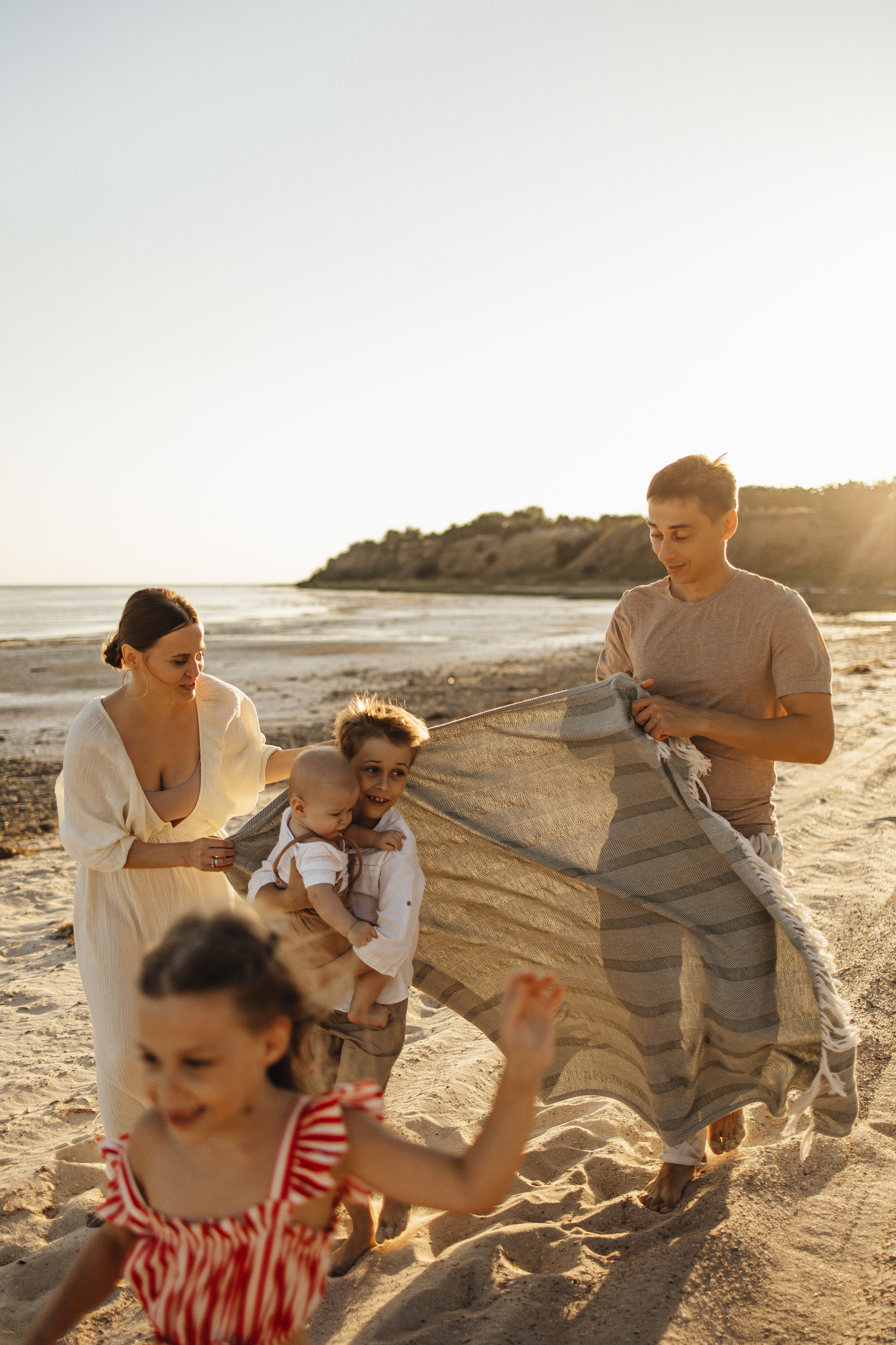 Летняя история на берегу. Семейный и детский фотограф, таганрог, ростов-на-дону