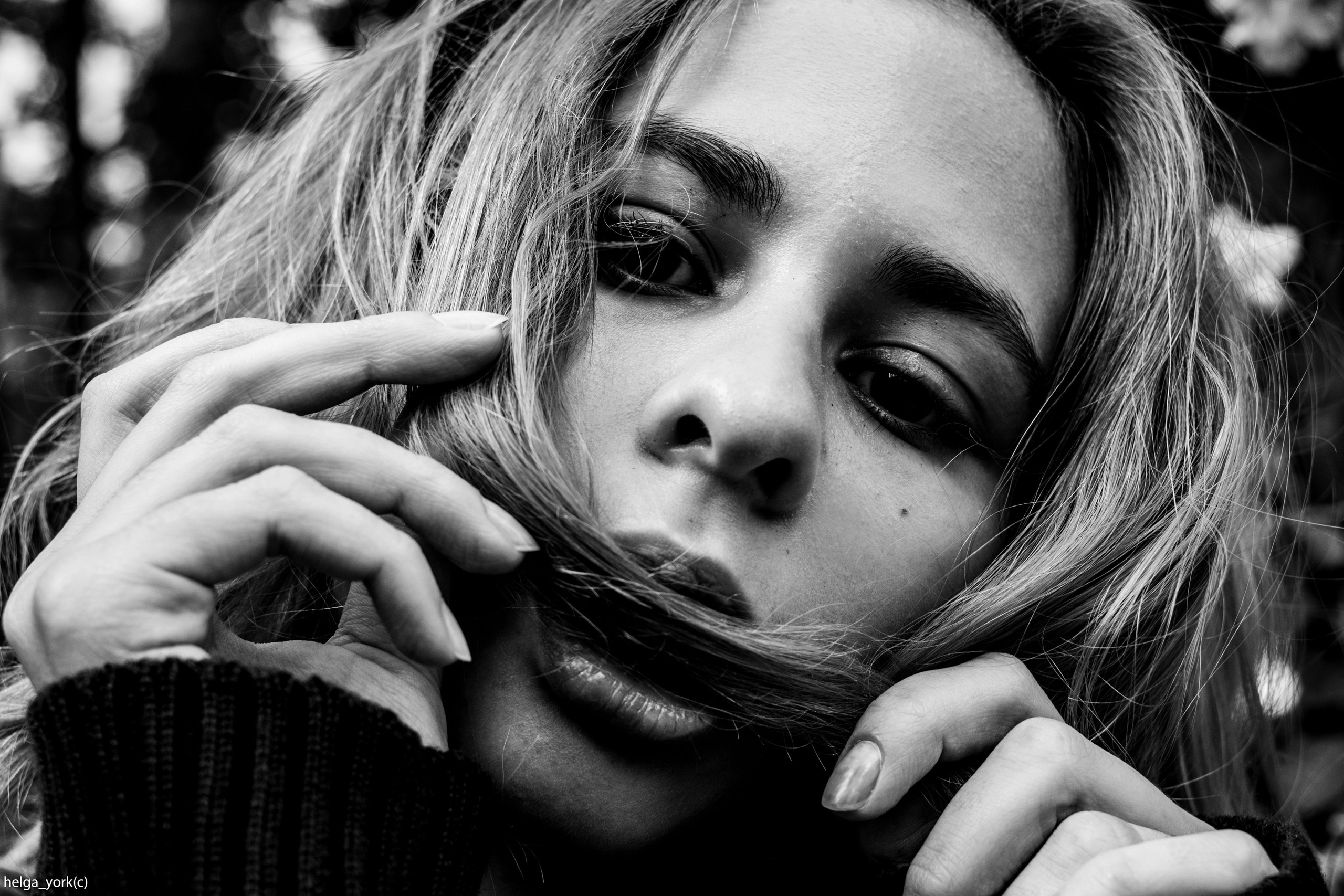 Портреты (чб). Фотохудожник Хельга Йорк