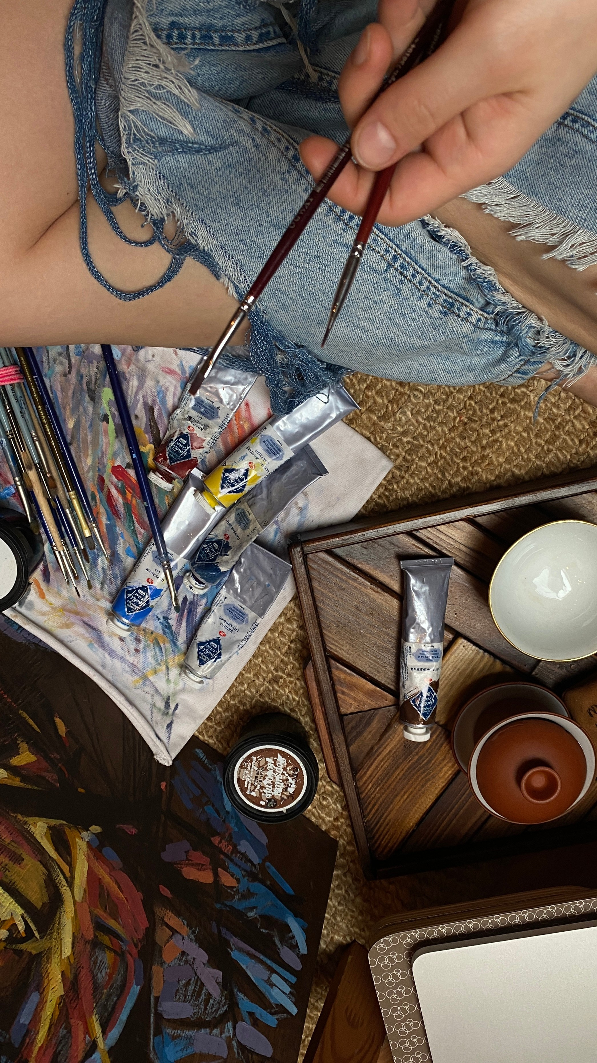 Чайная картина. Саша Гдетотам