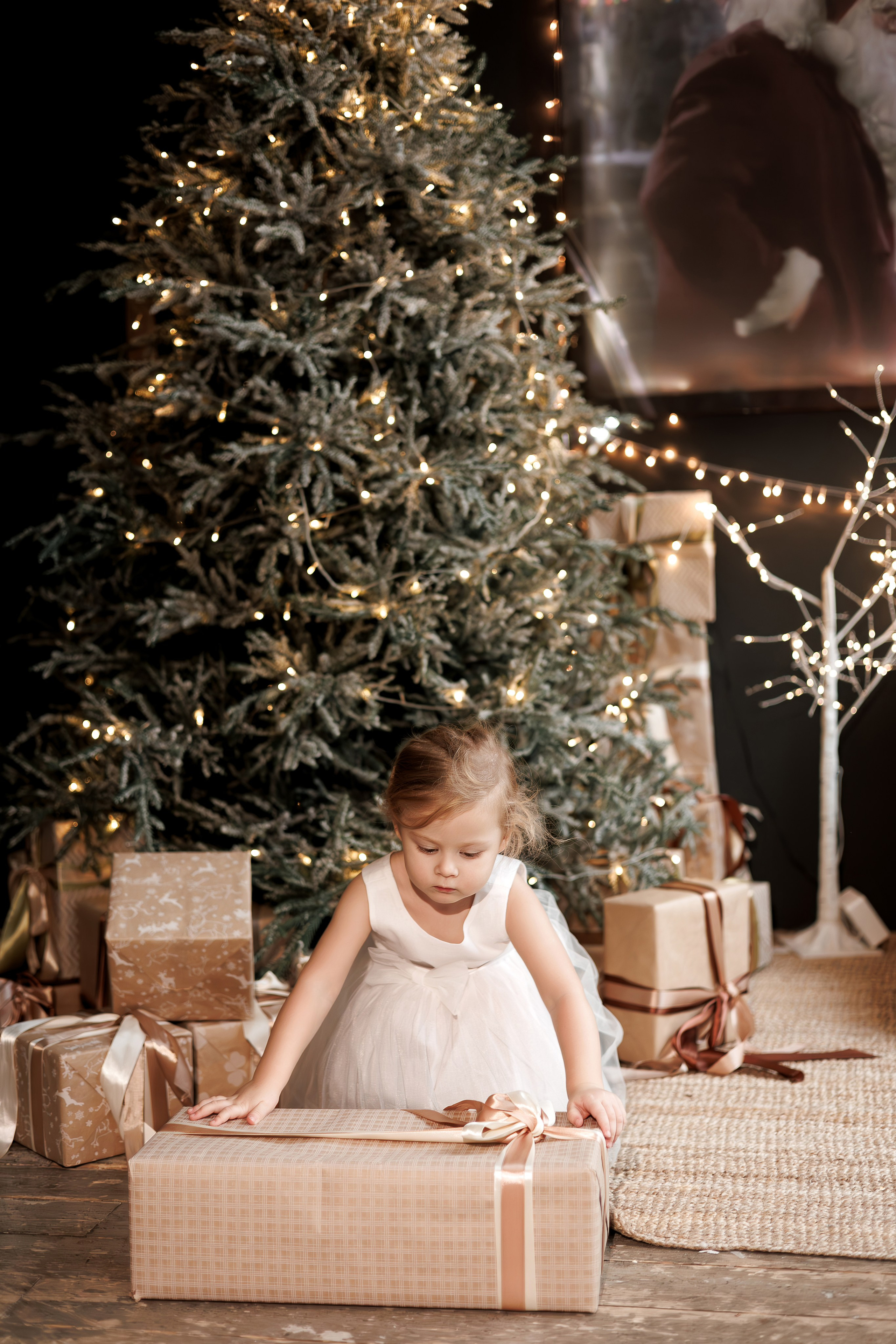 Новогодняя семейная фотосессия в студии FAMOUS (на Павелецкой). Свадебный и семейный фотограф в Москве и МО Елена Агапова