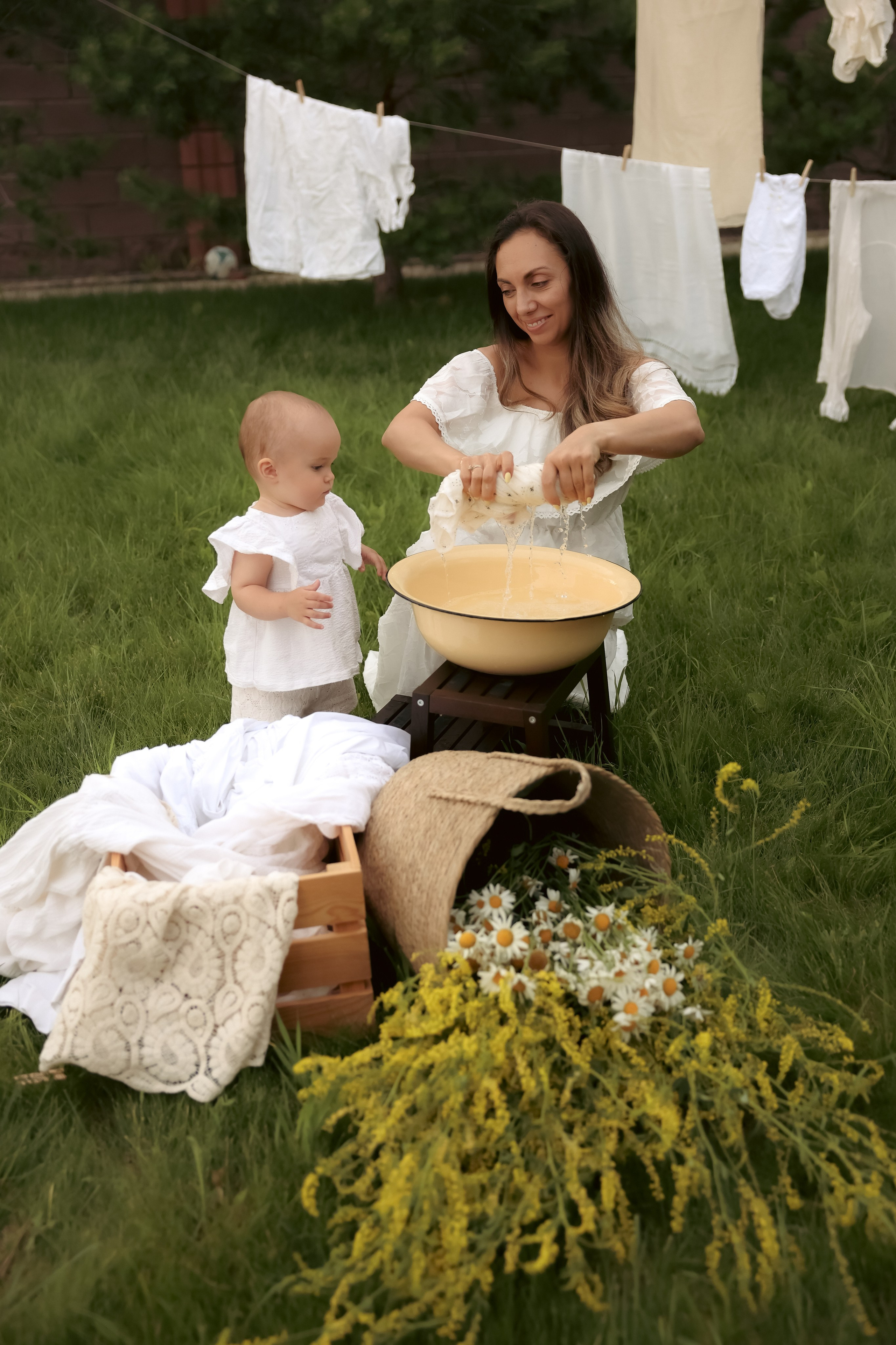 Большая стирка. Ваш семейный newborn и lifestyle фотограф в СПБ Наталья Журавлева