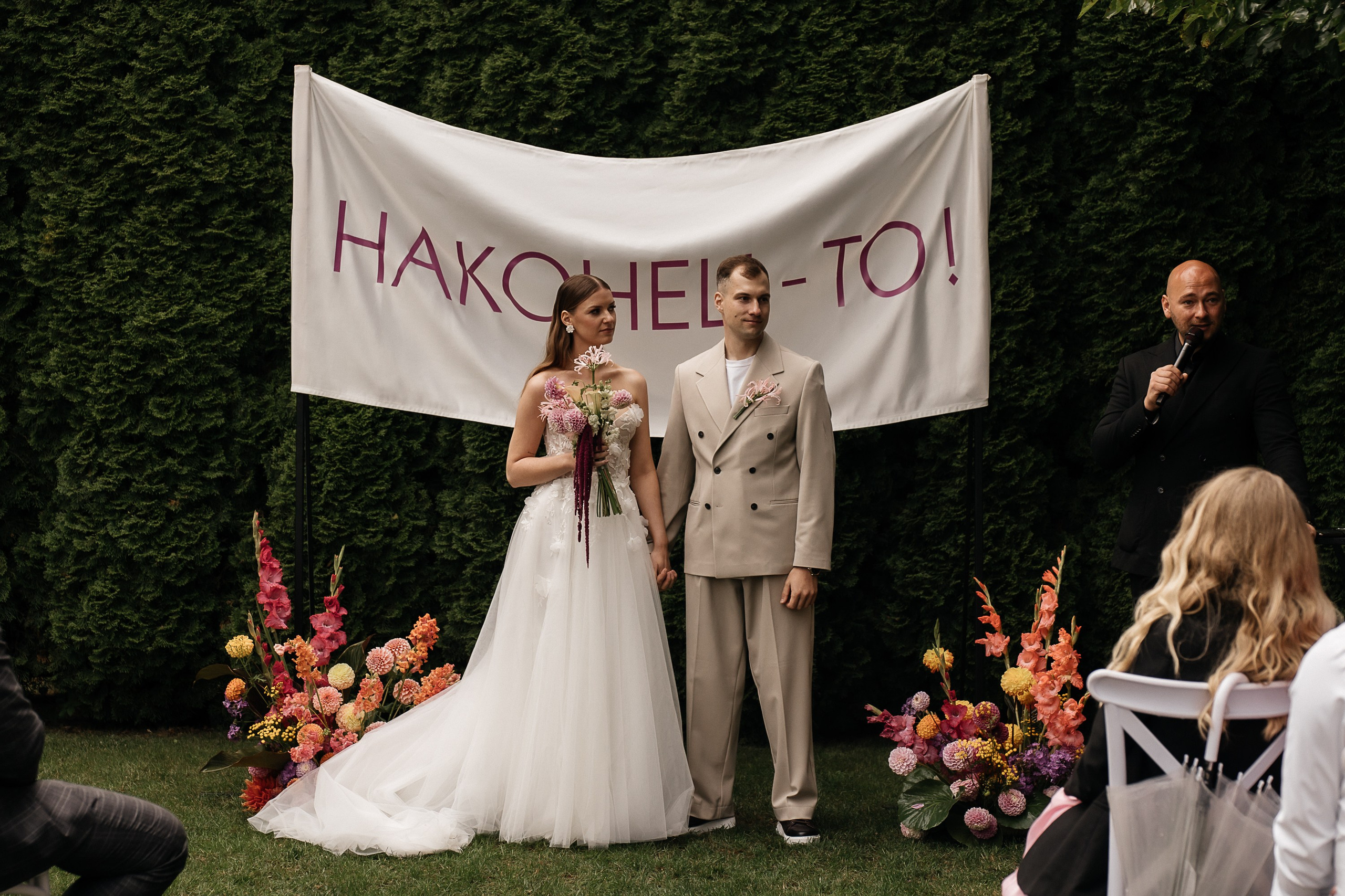 Свадебная церемония под открытым небом. Свадебный и семейный фотограф Виолетта Сидельникова. Краснодар, Россия, Беларусь, Европа