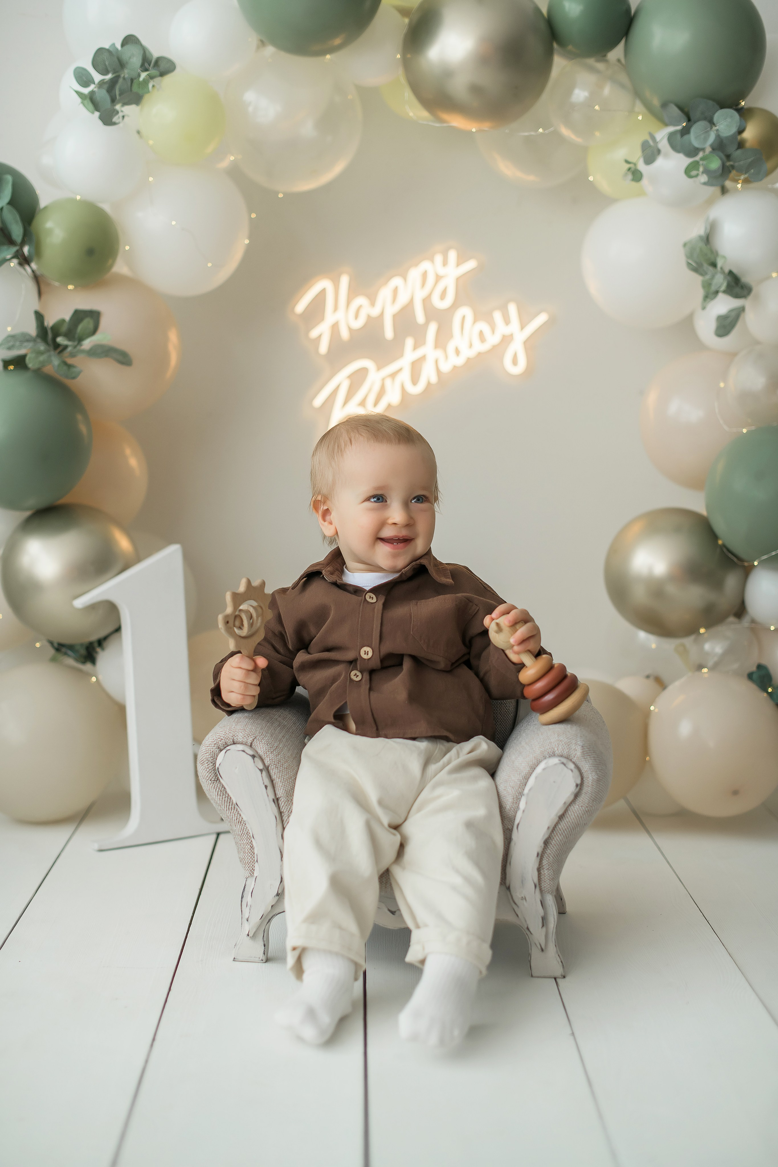 Первый годик. Детский и семейный фотограф Елена Новоселова в г. Владивосток