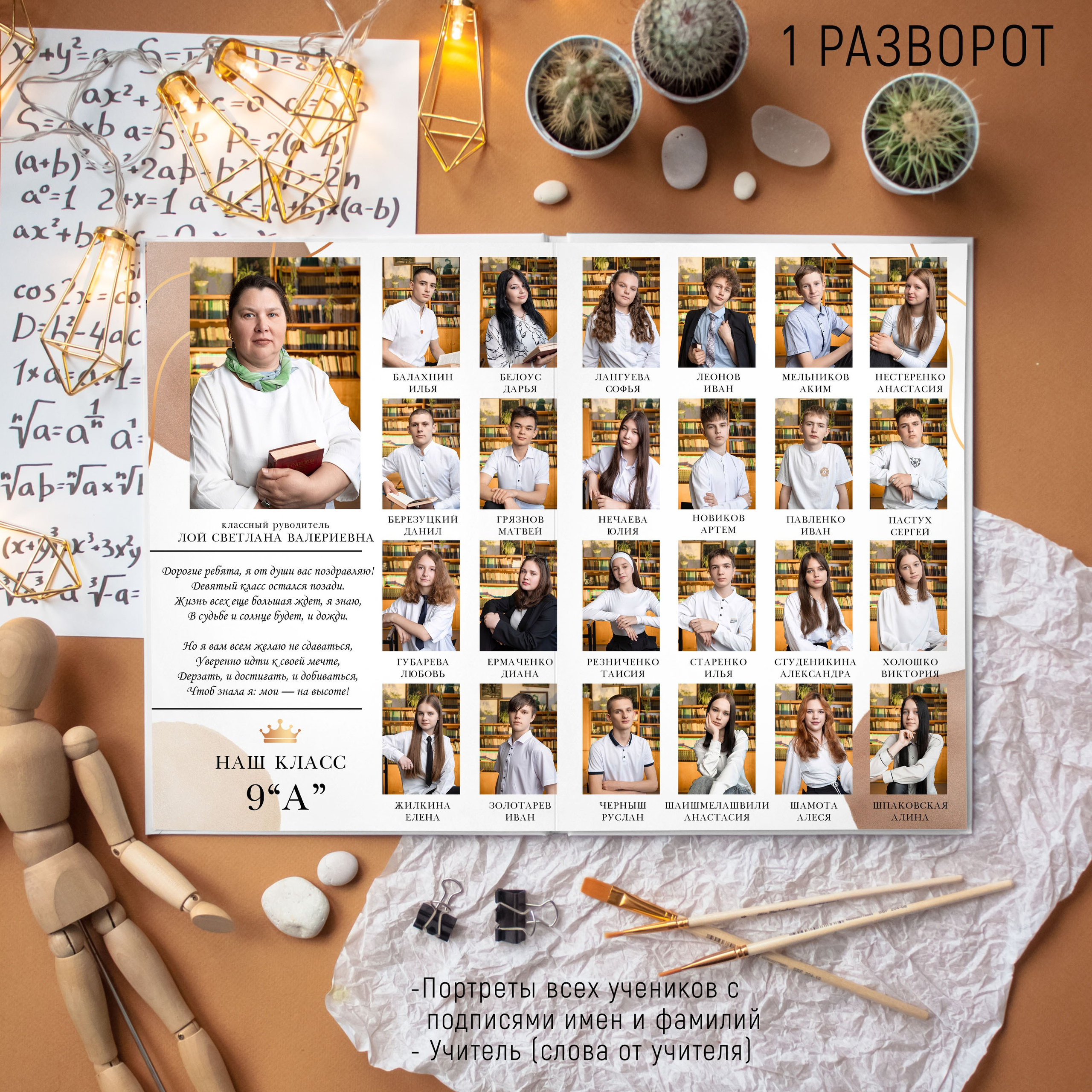 4 разворота 2800. Выпускные альбомы Майкоп, Краснодар Елена Золотарева