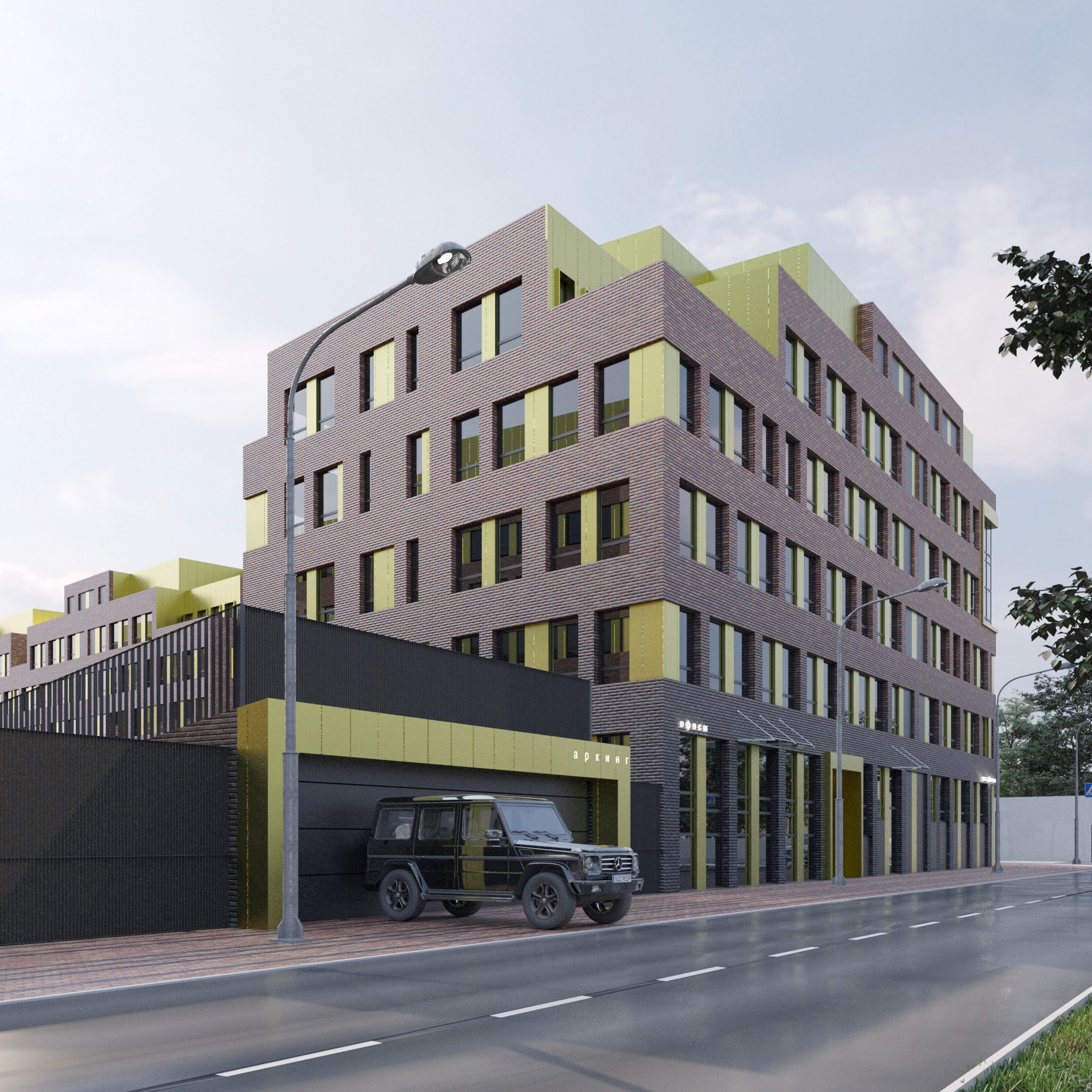 Многоквартирные дома / Dachnaya_GK Вариант 2. SAAS Селиванов Алексей Архитектурная Студия