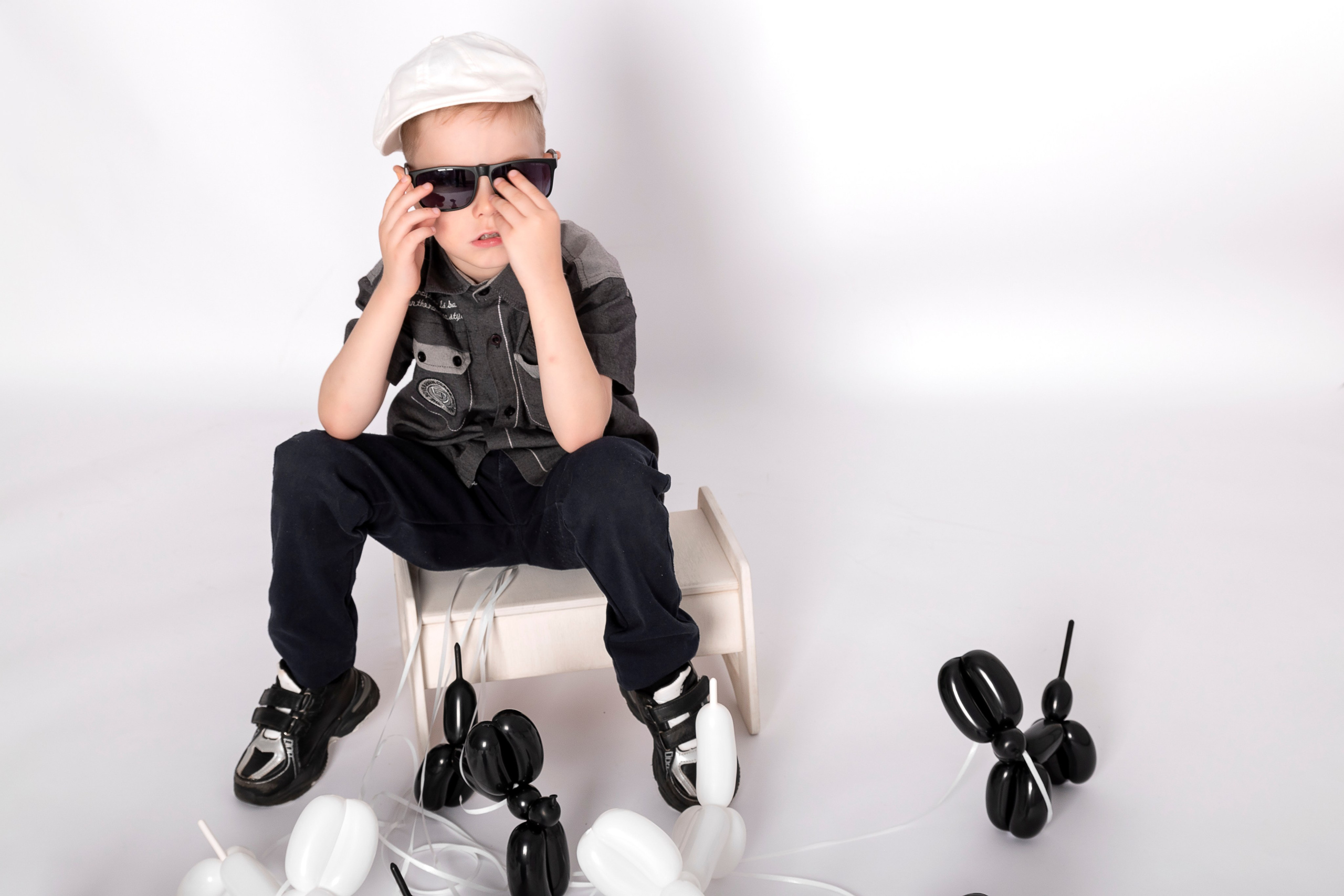 Фотосессия с воздушными собачками для Максима. Фотограф Наталья Жильцова