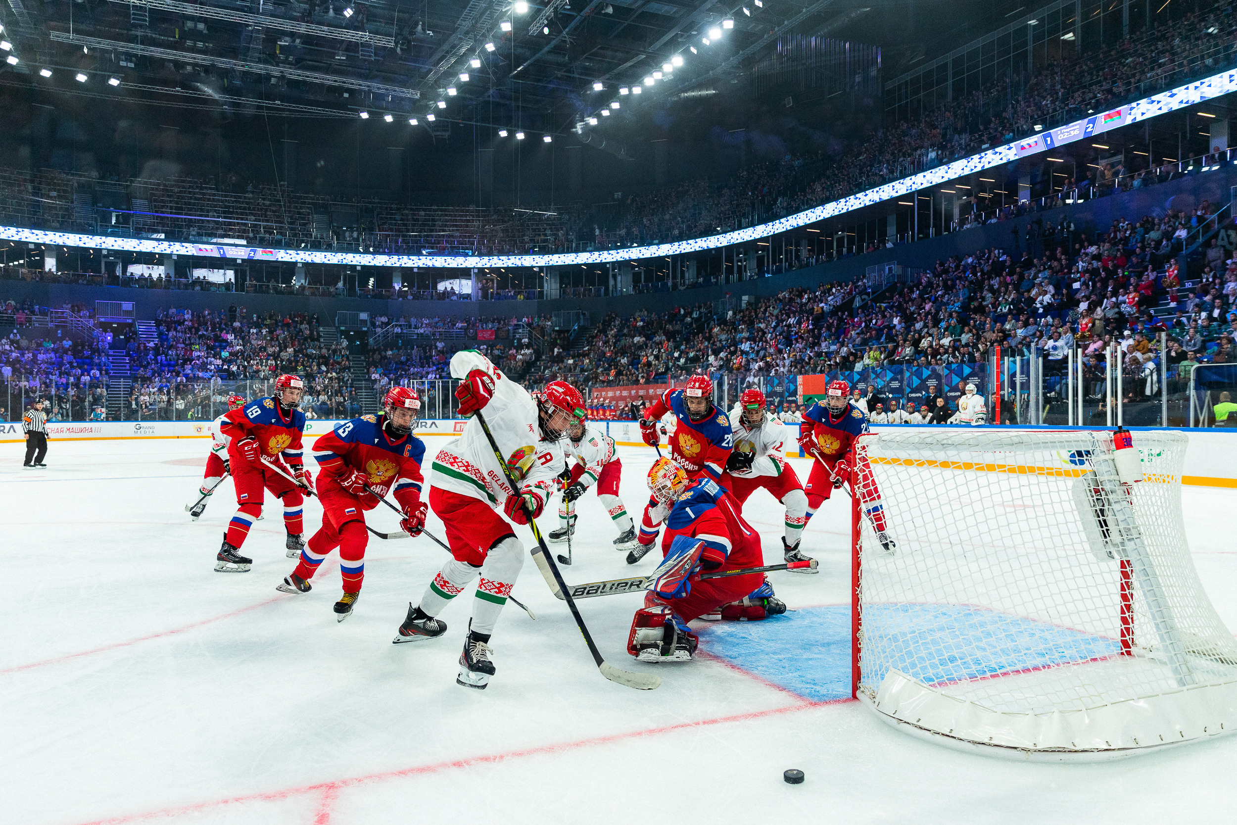 Открытие Сибирь-Арены. Фотограф Александр Шалагин