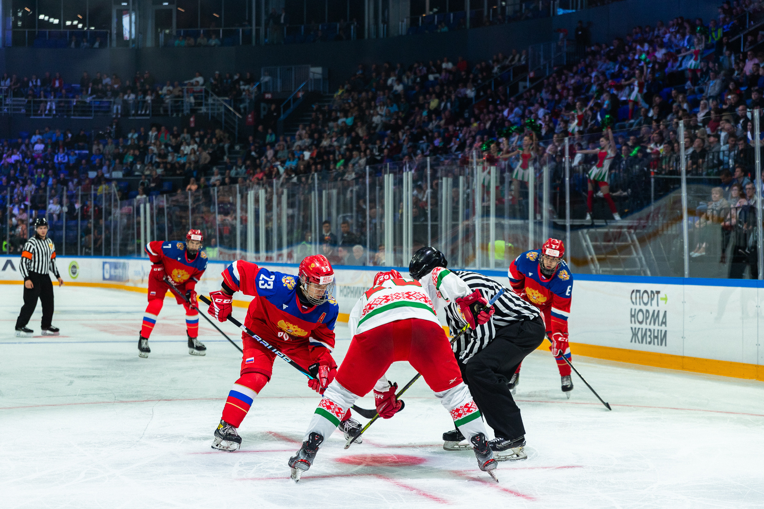 Открытие Сибирь-Арены. Фотограф Александр Шалагин