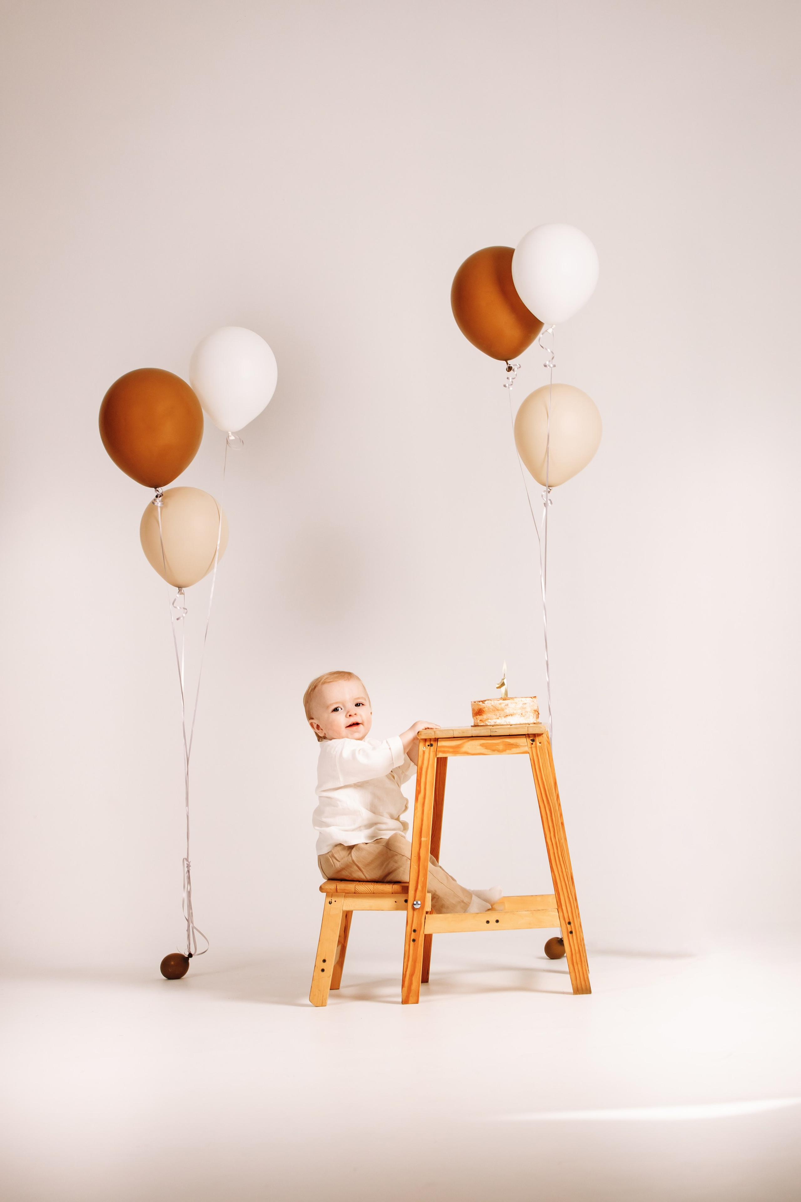 Фотосессия в студии 1 год. Свадебный и семейный фотограф в Краснодарском крае Мария Данилкина