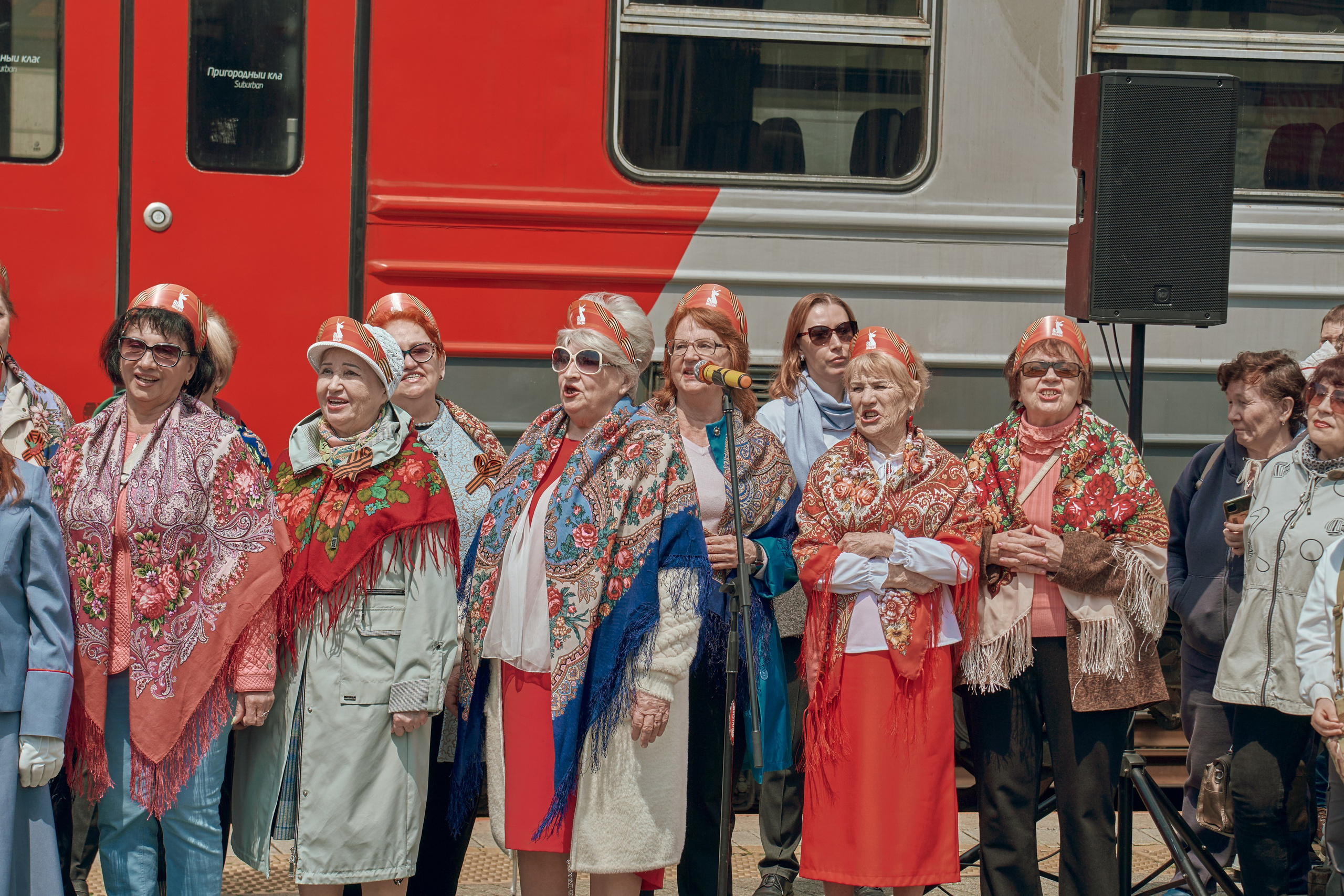 Поезд Победы!. Фотограф во Владивостоке