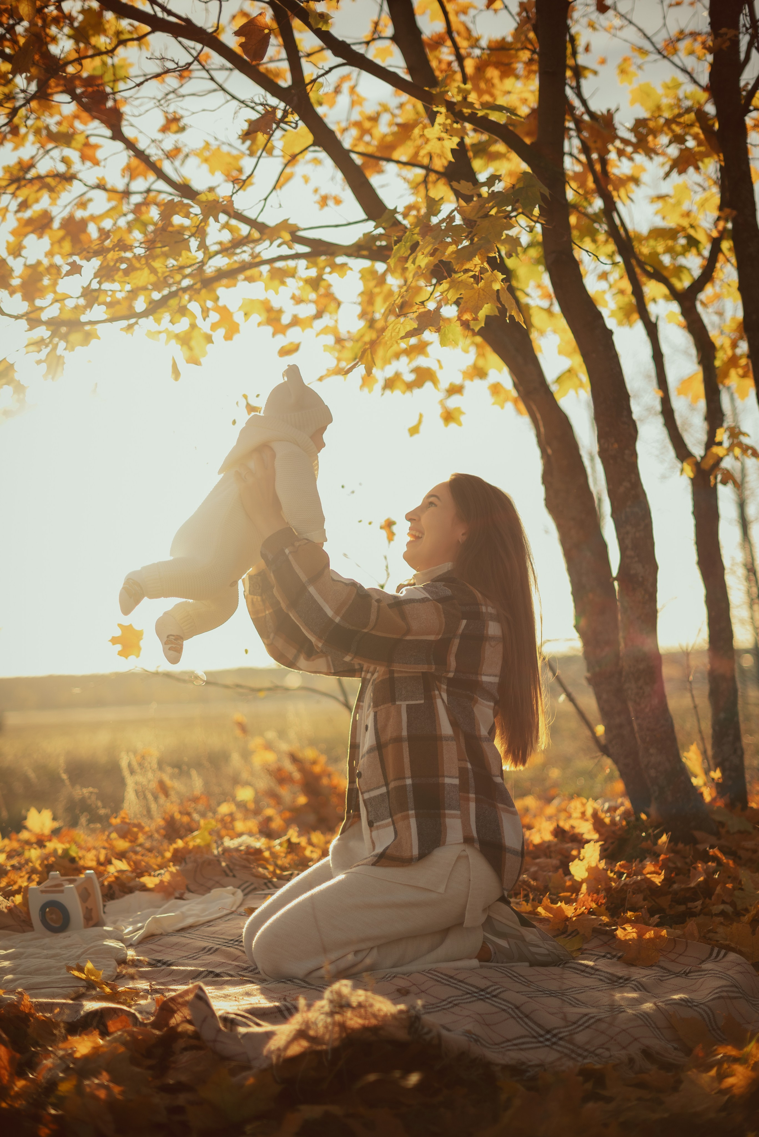 Мамочки осенью. Семейный и детский фотограф в Щелково Алена Дробот