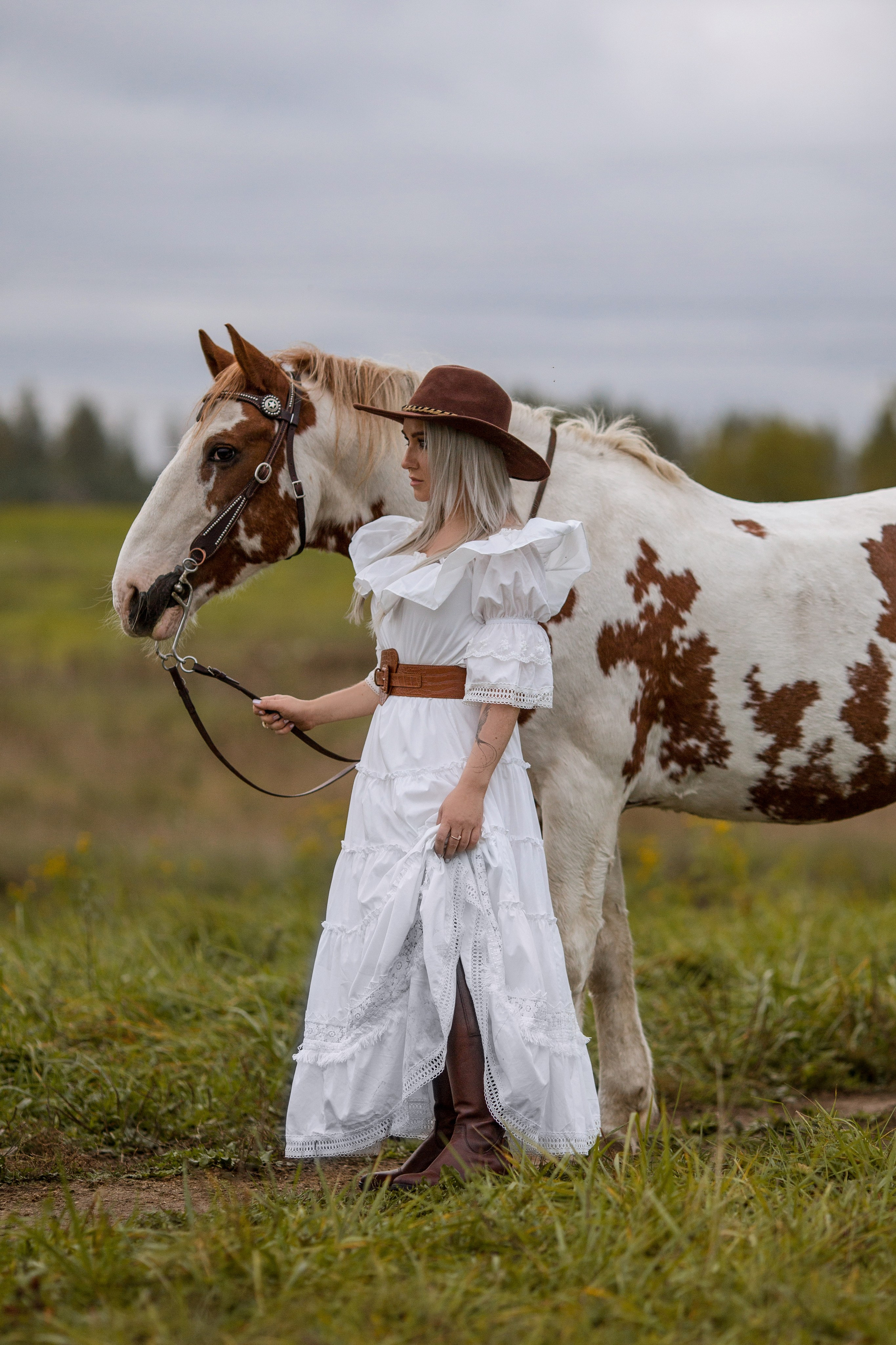 Фотосессия с лошадью на ранчо