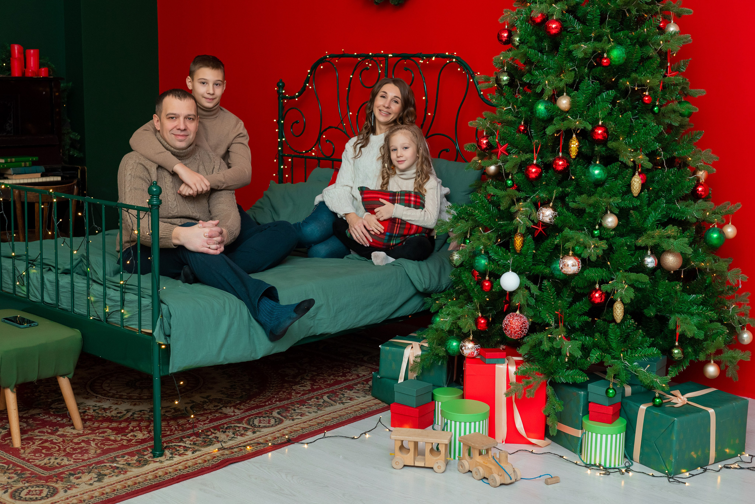 Новый год в студии. Фотографы Ивановы Краснодарский край