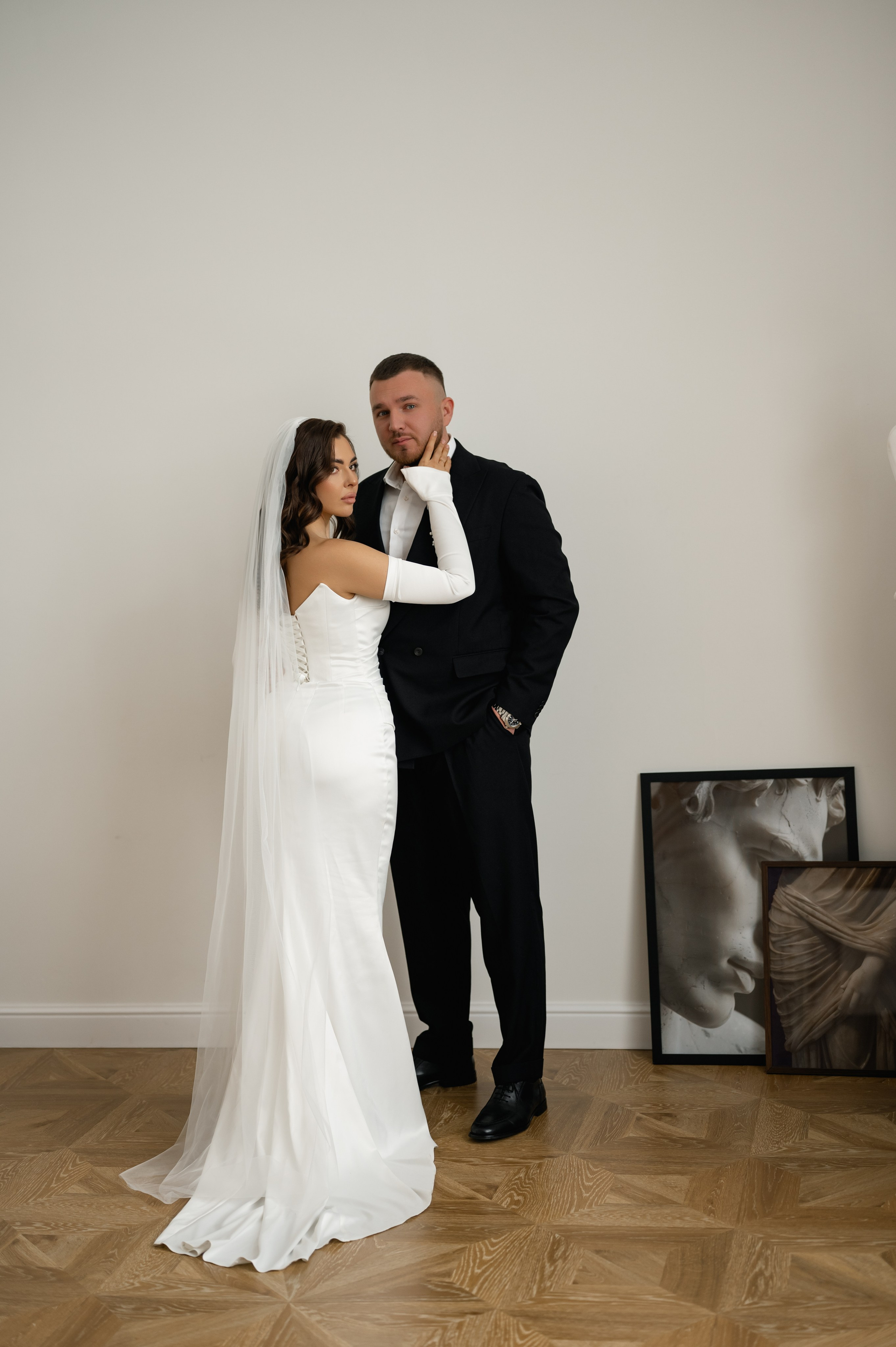 Свадебная фотосессия в студии. Свадебный и семейный фотограф в Краснодаре Алина Мельник