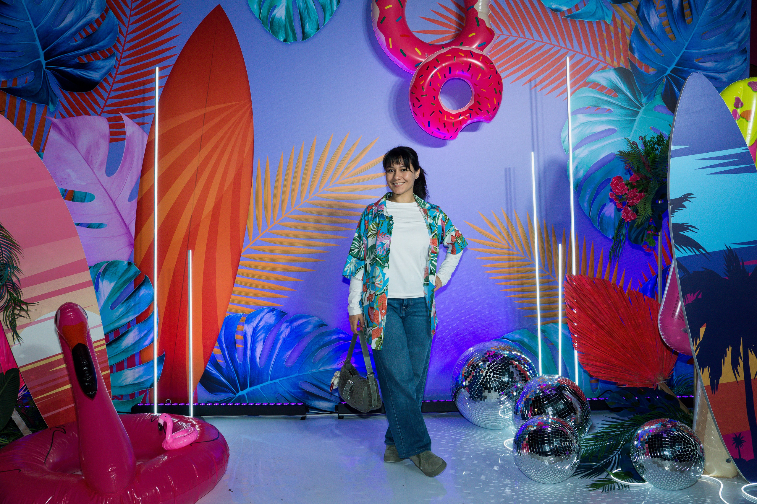 МТС корпоратив Гавайская вечеринка. Фотограф