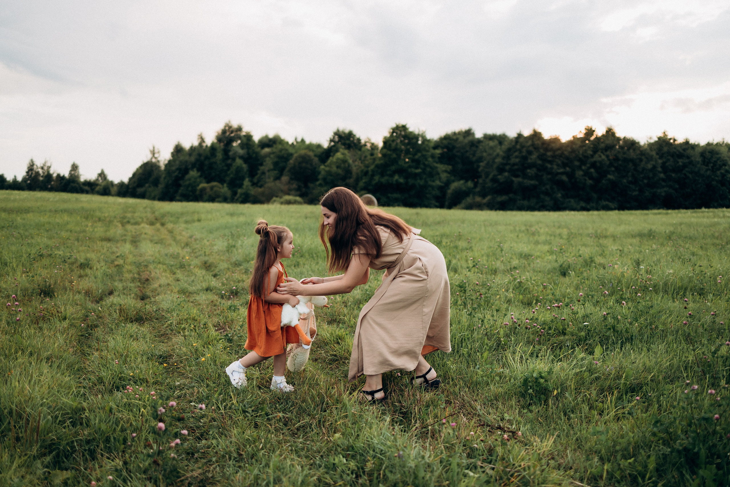 Катя и малышка Аня. Фотограф Елена Рябцева