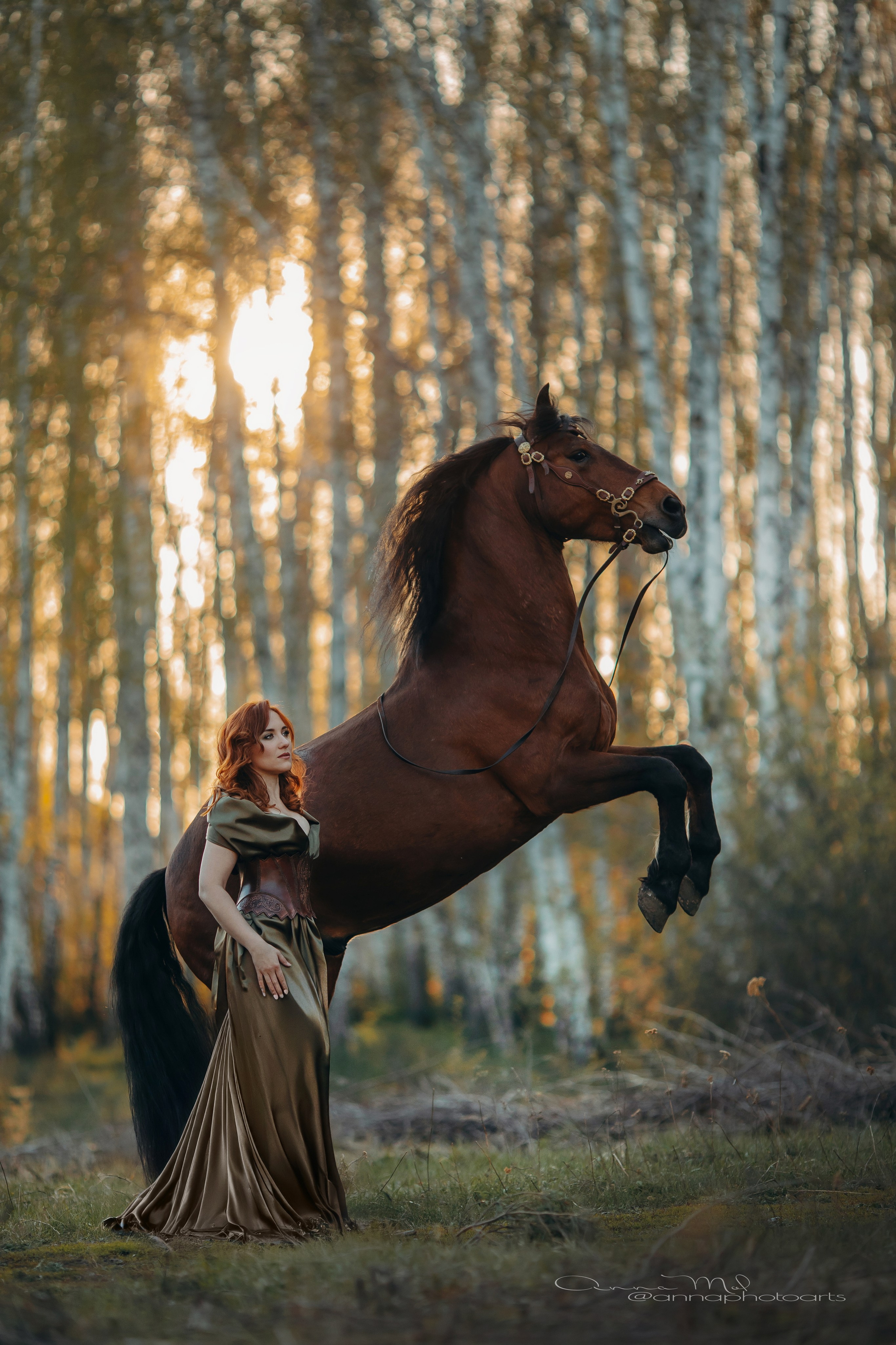 Женственность. Анна Молчанова конный фотограф в Тюмени | фотосессии с лошадьми Тюмень