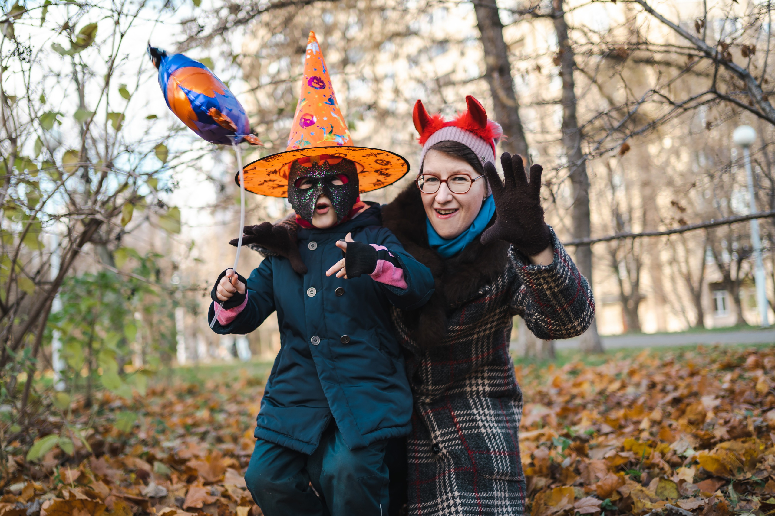 Хэллоуин с «Мамами ВДНХ». Семейный фотограф Варвара Сорока в городе Москве