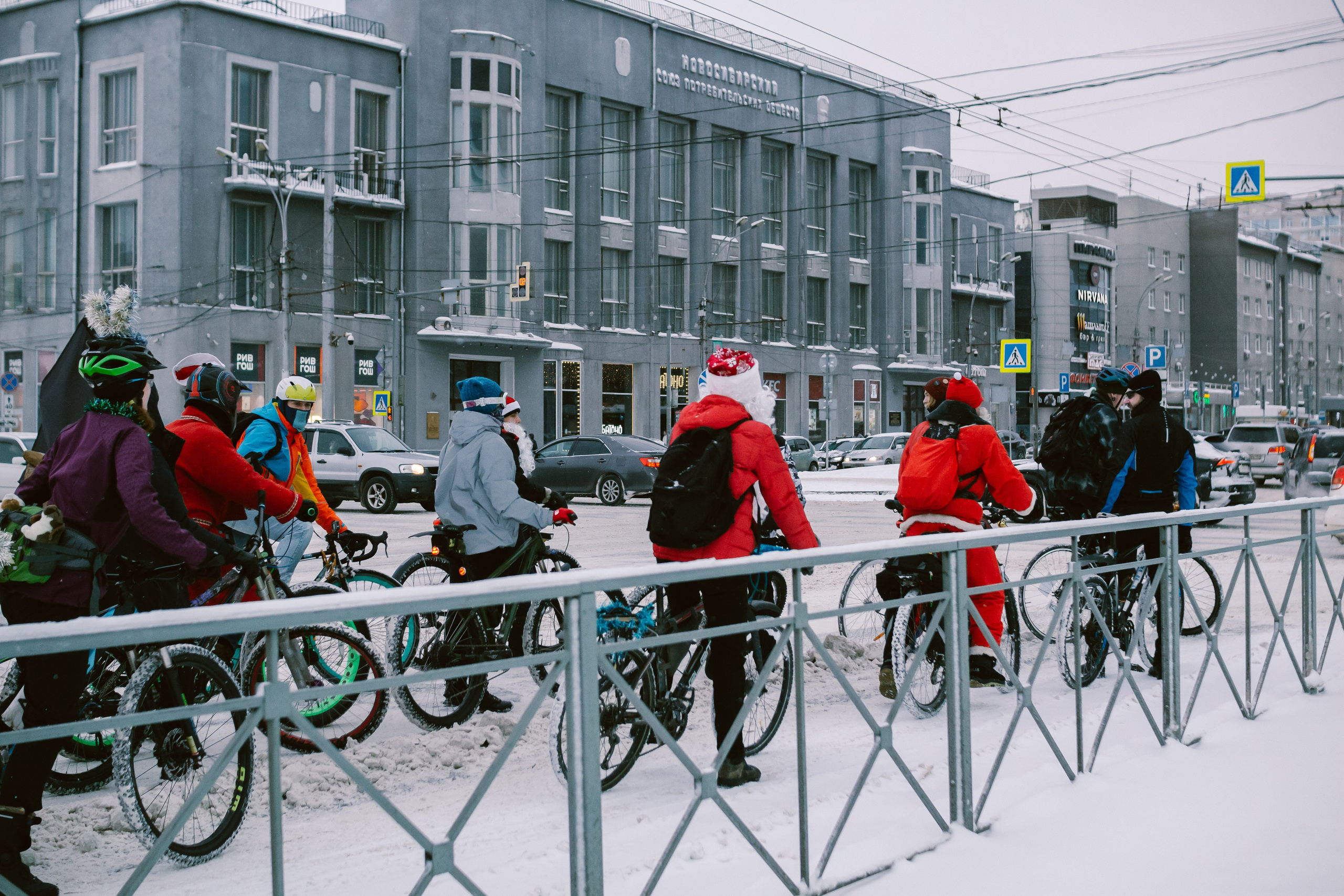 Зимний велозаезд «Привет, велосипед!». Фотограф в Новосибирске Екатерина Васильева