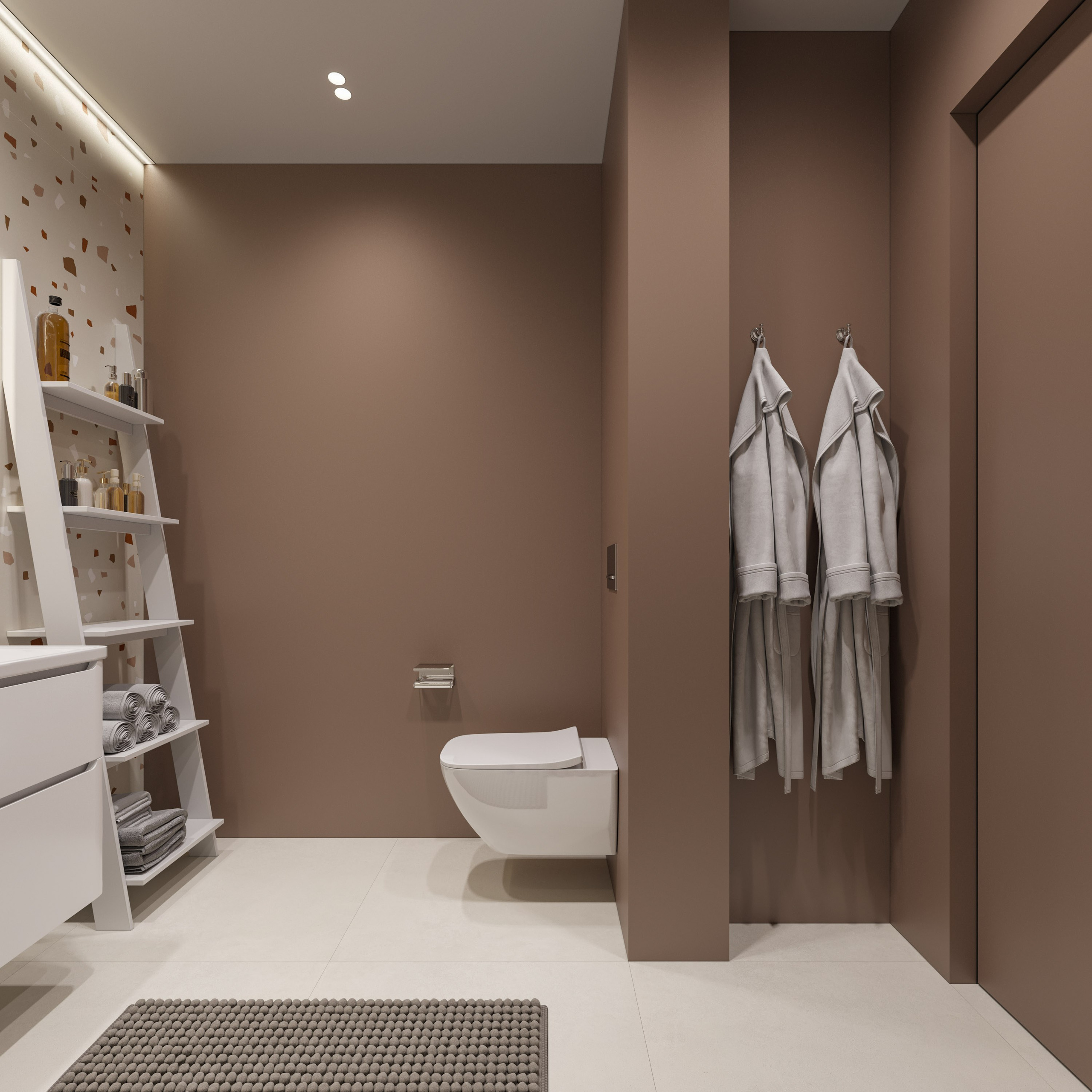 3D Визуализации Загородного Дома в Стиле Минимализм | Бежевые Тона и Дерево. Визуализатор интерьера в Москве | Брагин Кирилл