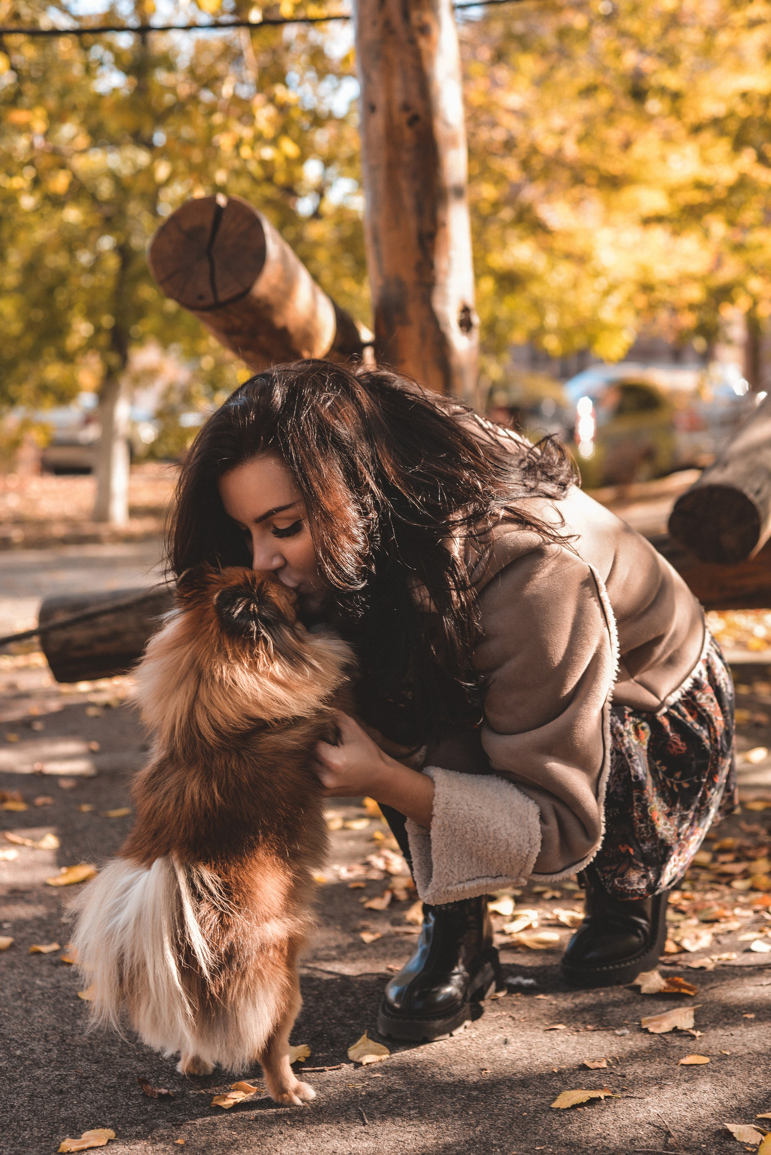 Алина с Кнопкой прогулка. Семейный и свадебный фотограф Галина Абакумова, фотосессии в Белгороде