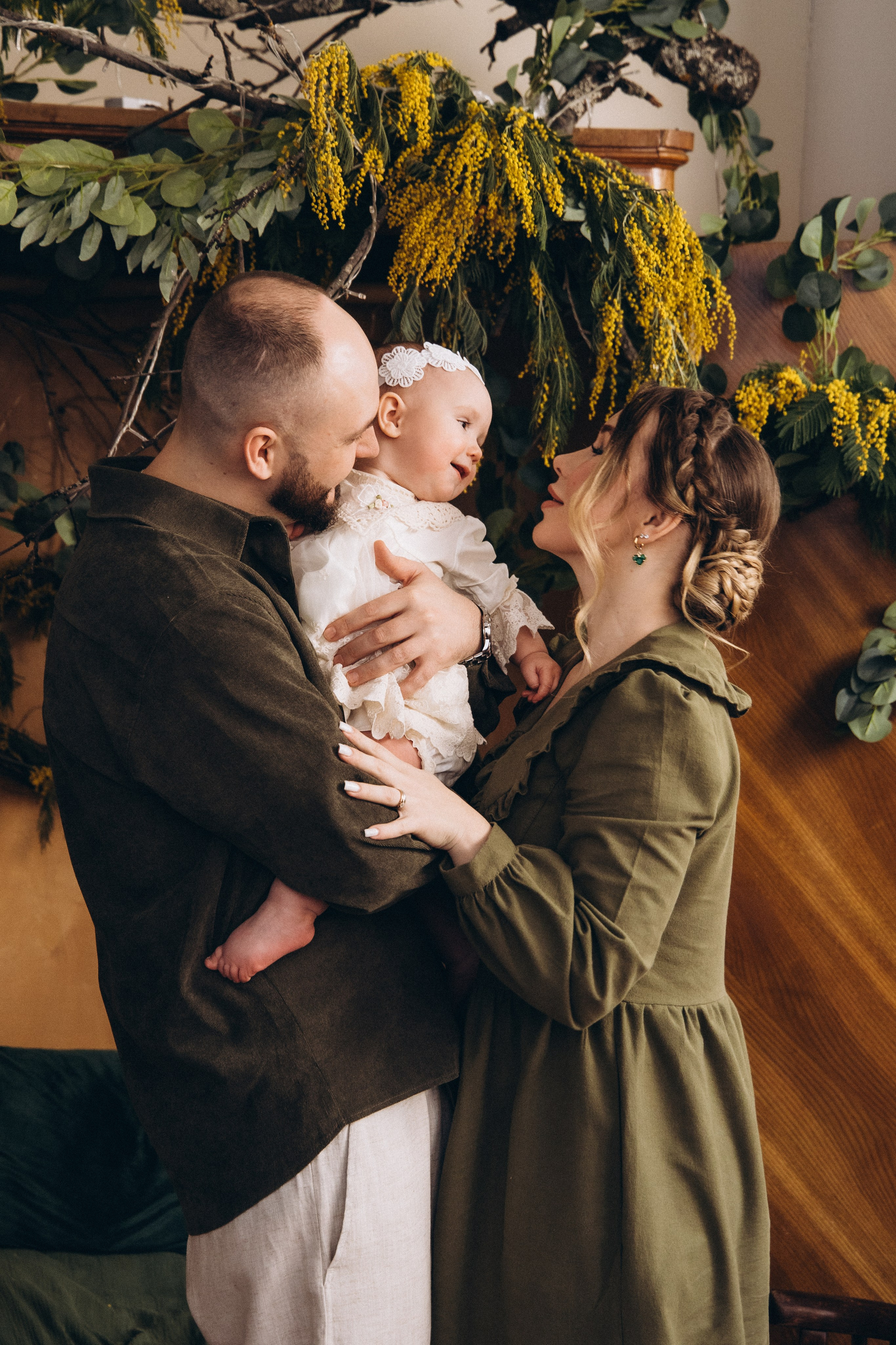 Юлия с семьёй