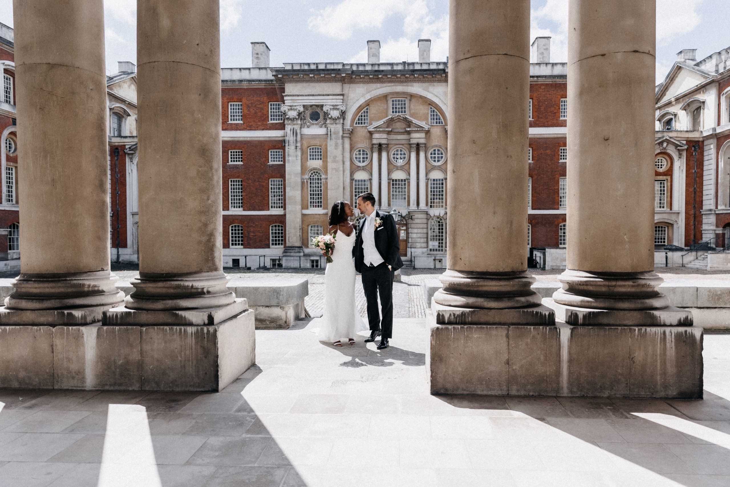 Denise & Tobias at The Old Brewery, Greenwich. Moments Catchers — Wedding Photography & Video Duo in London