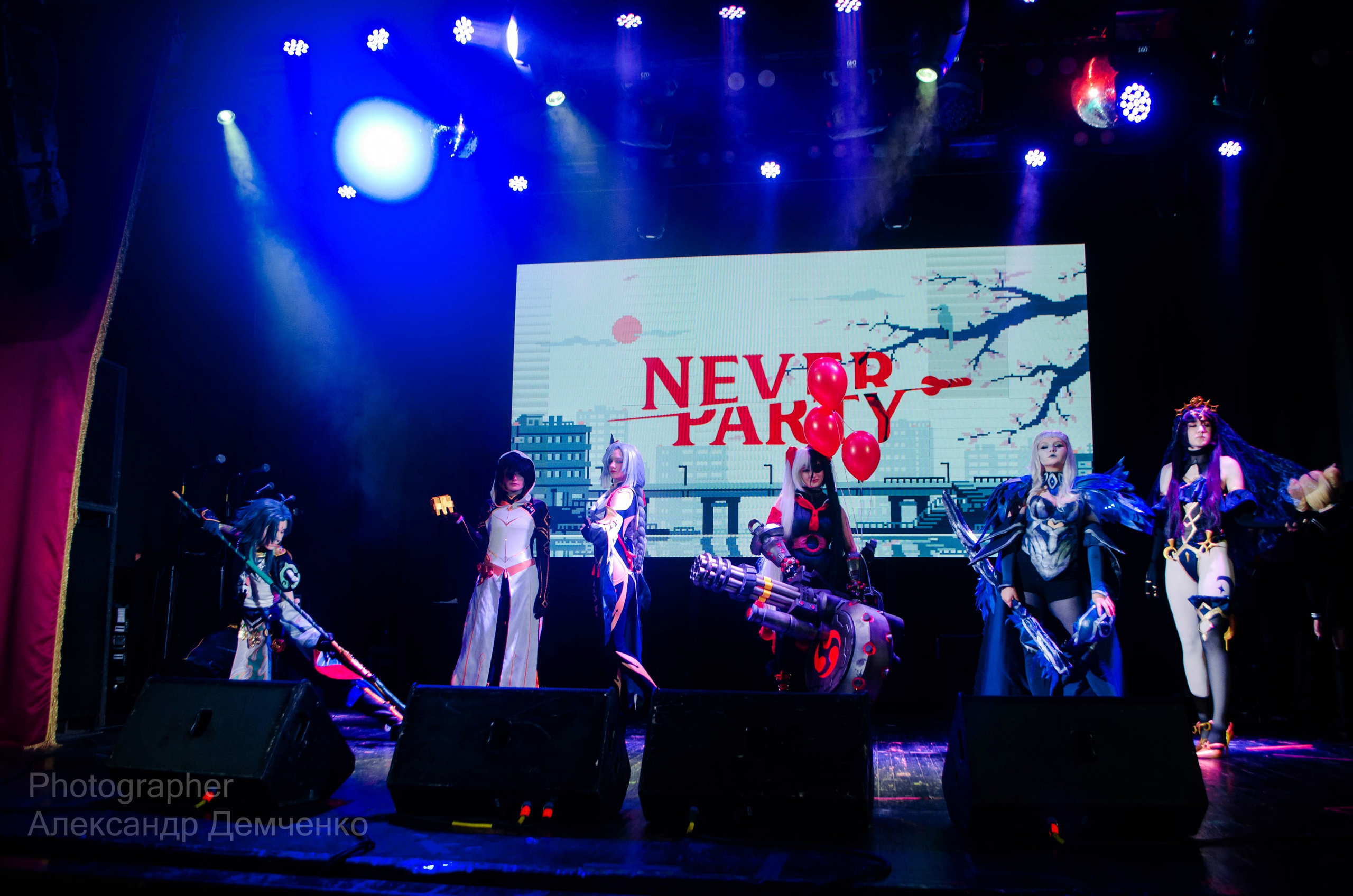 Фотосессия на фестивале косплея Never Party 3.0 в Москва