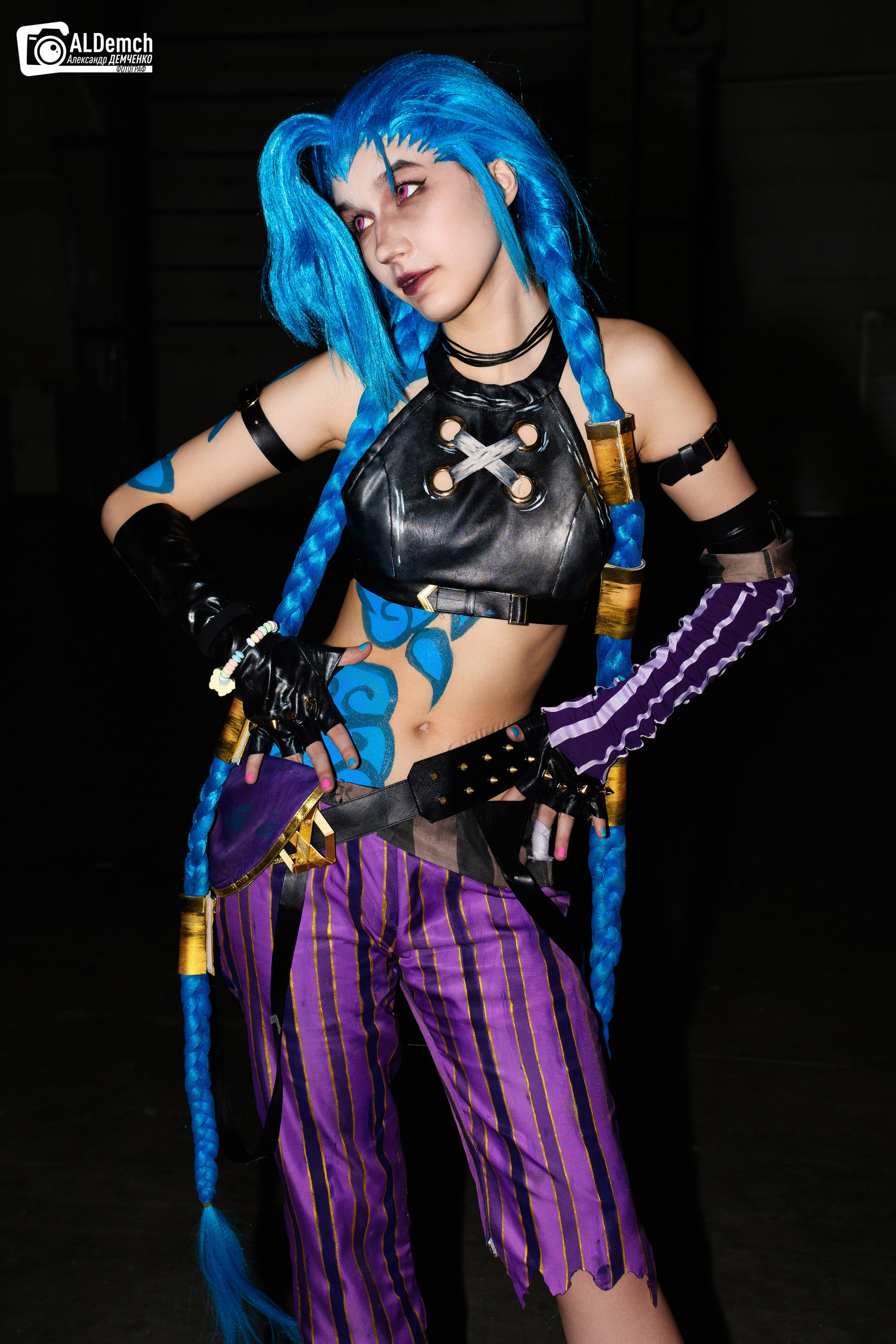 Аркейн, Ви, Джинкс, Лига Легенд фотосессия косплея в Москве