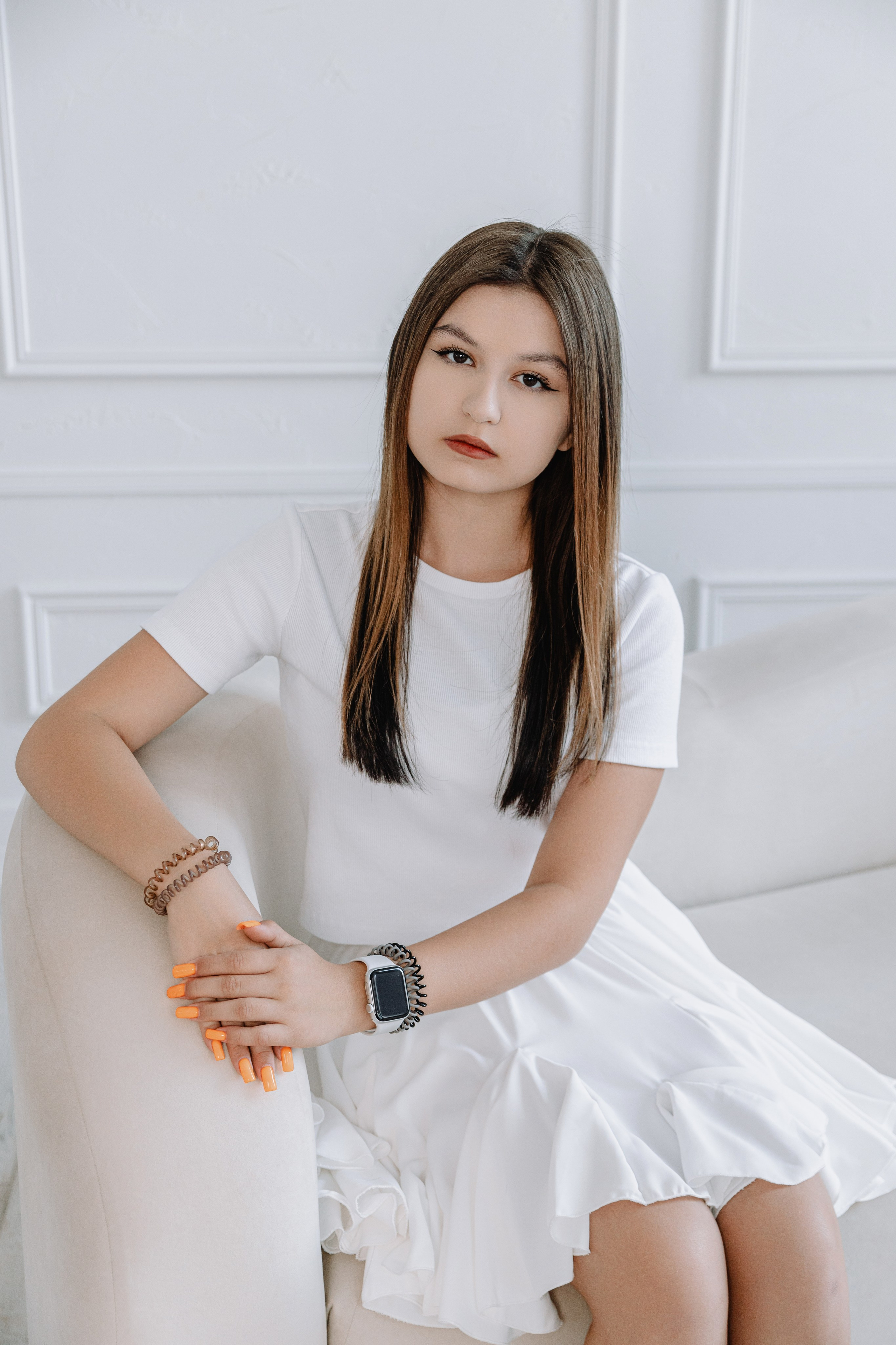 Евгения, Михаил и Дарина и собачка Чарли. Фотограф Воронеж Варвара