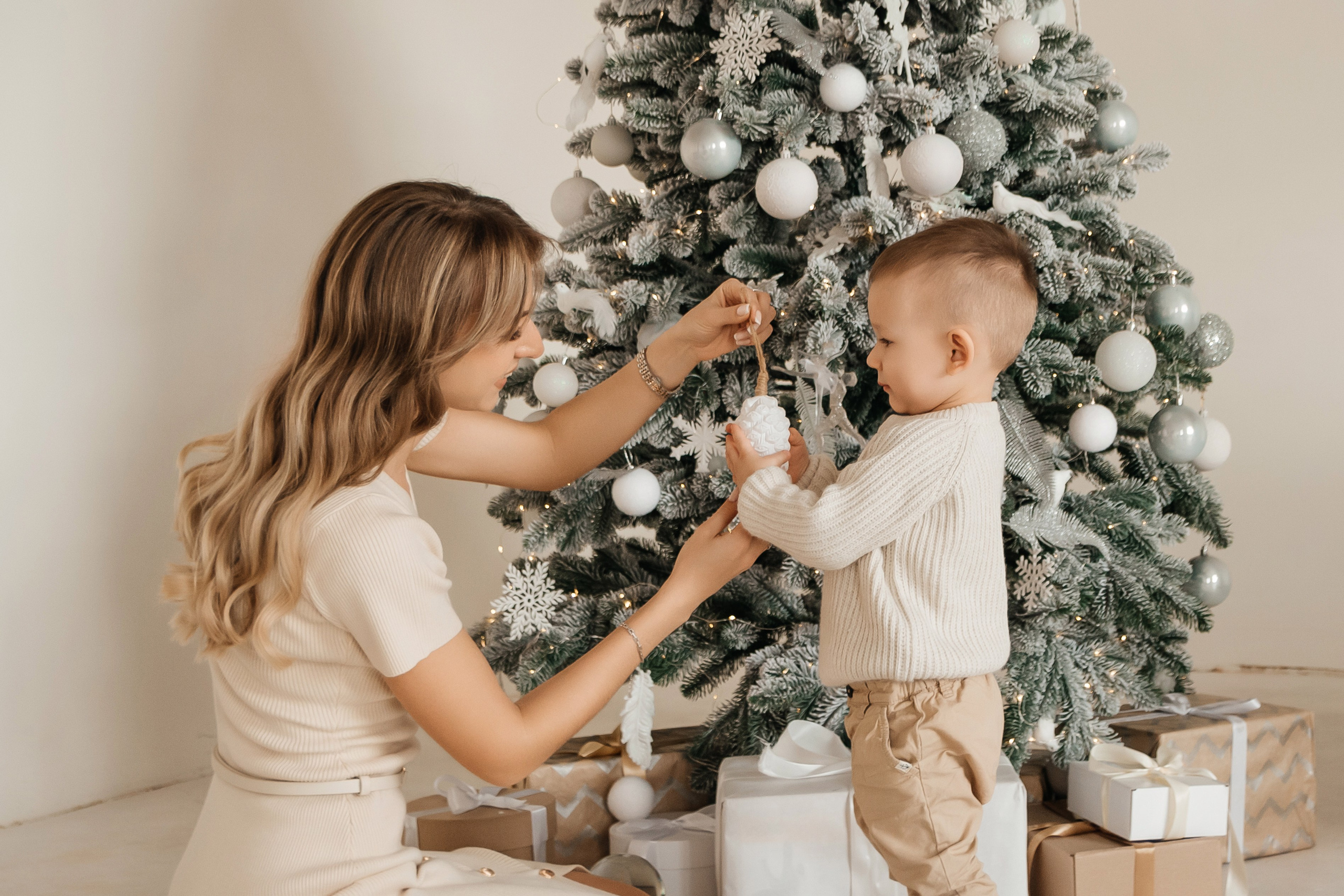 Новогодняя фотосессия Юля, Ярослав и Ростик. Семейный и детский фотограф Кущ Наташа