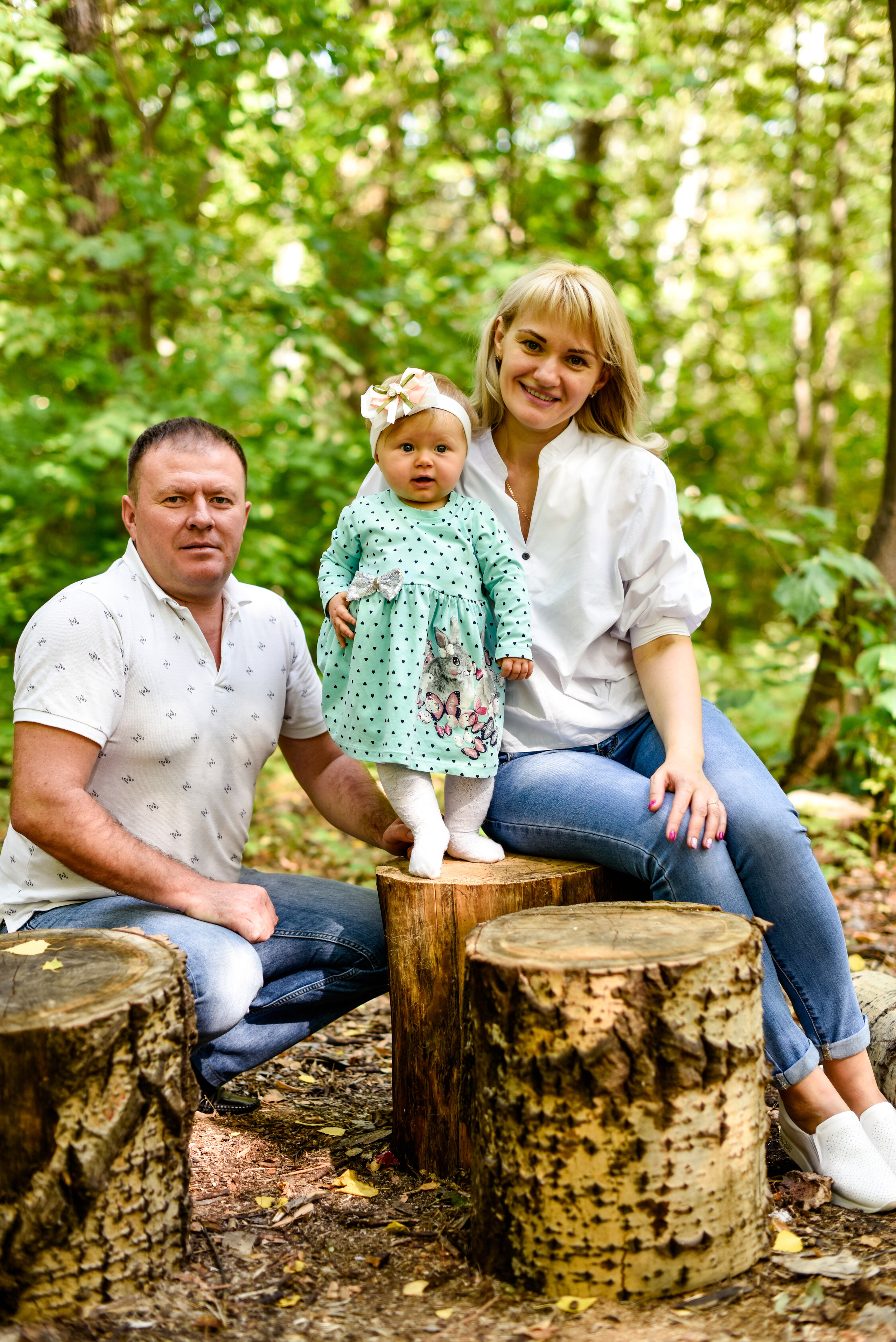 Семья Юленьки, Леонида и Милы