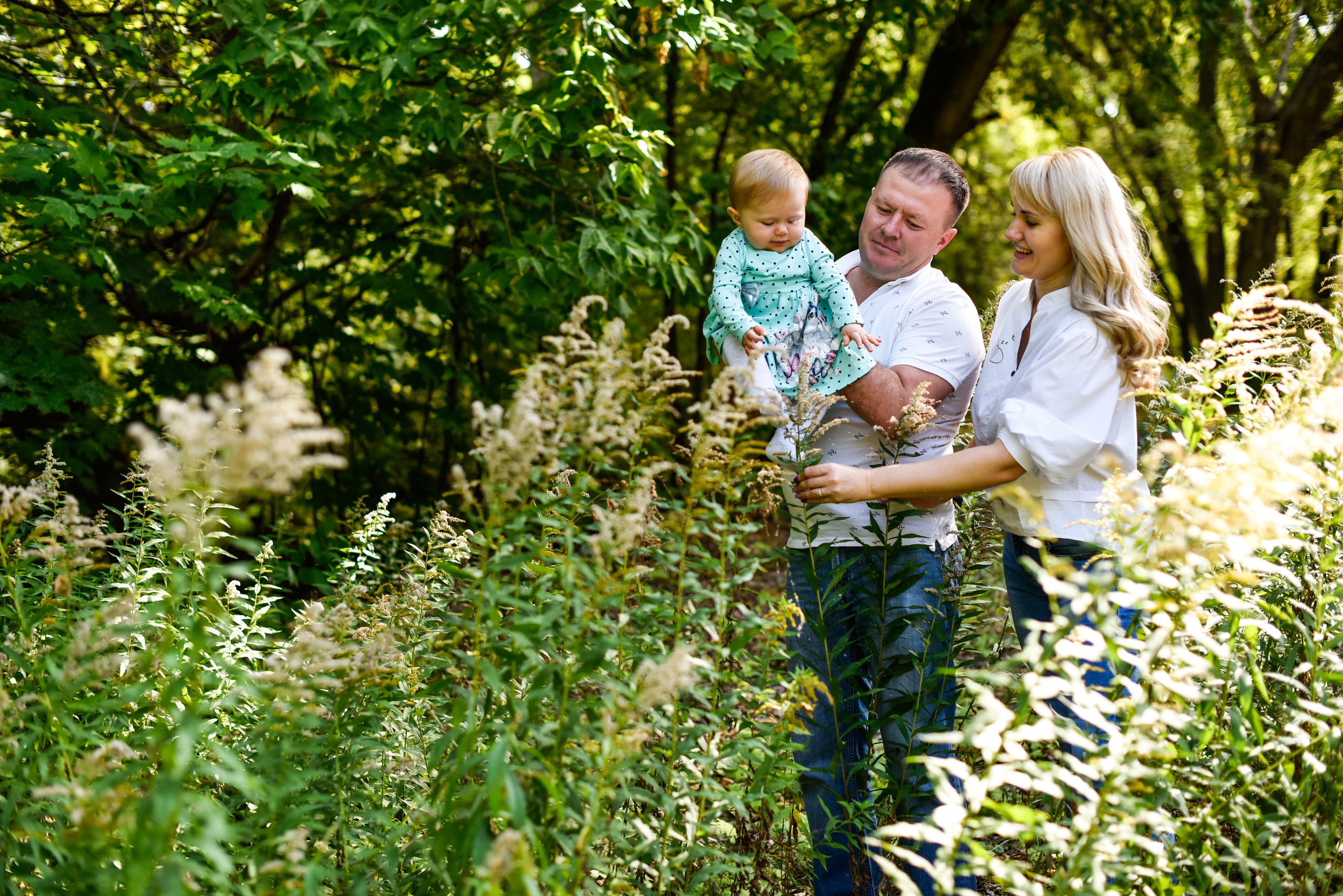 Семья Юленьки, Леонида и Милы