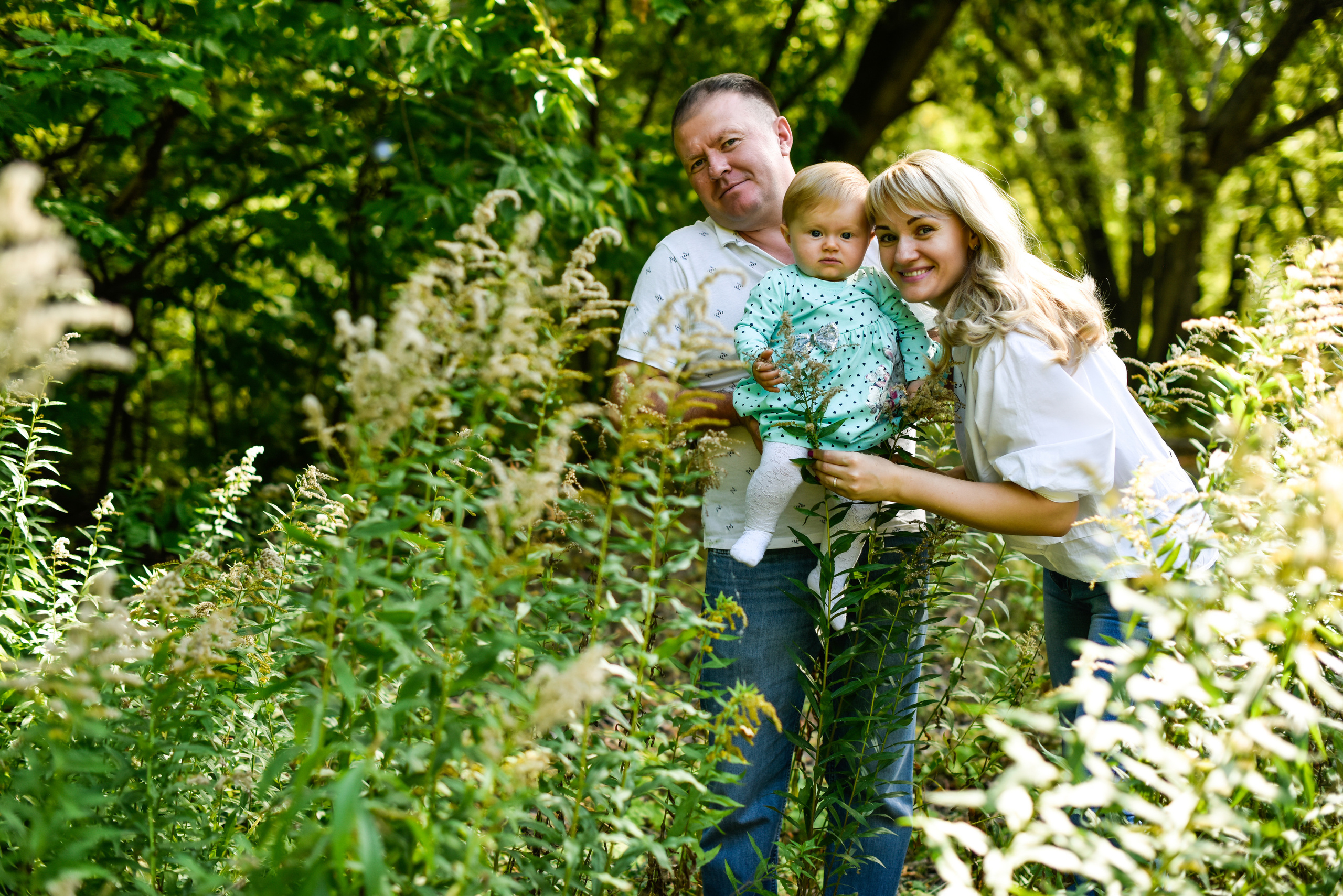 Семья Юленьки, Леонида и Милы