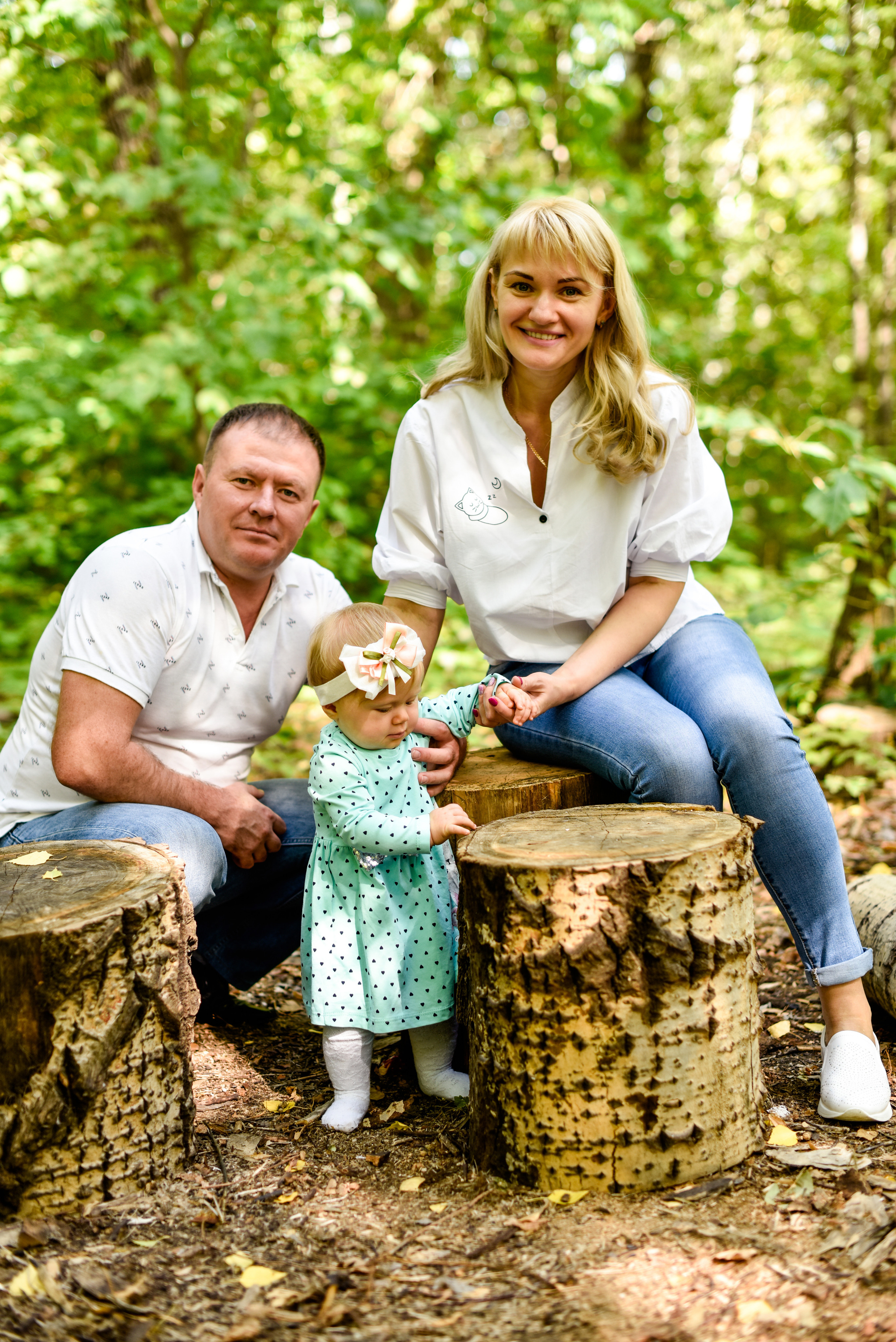 Семья Юленьки, Леонида и Милы