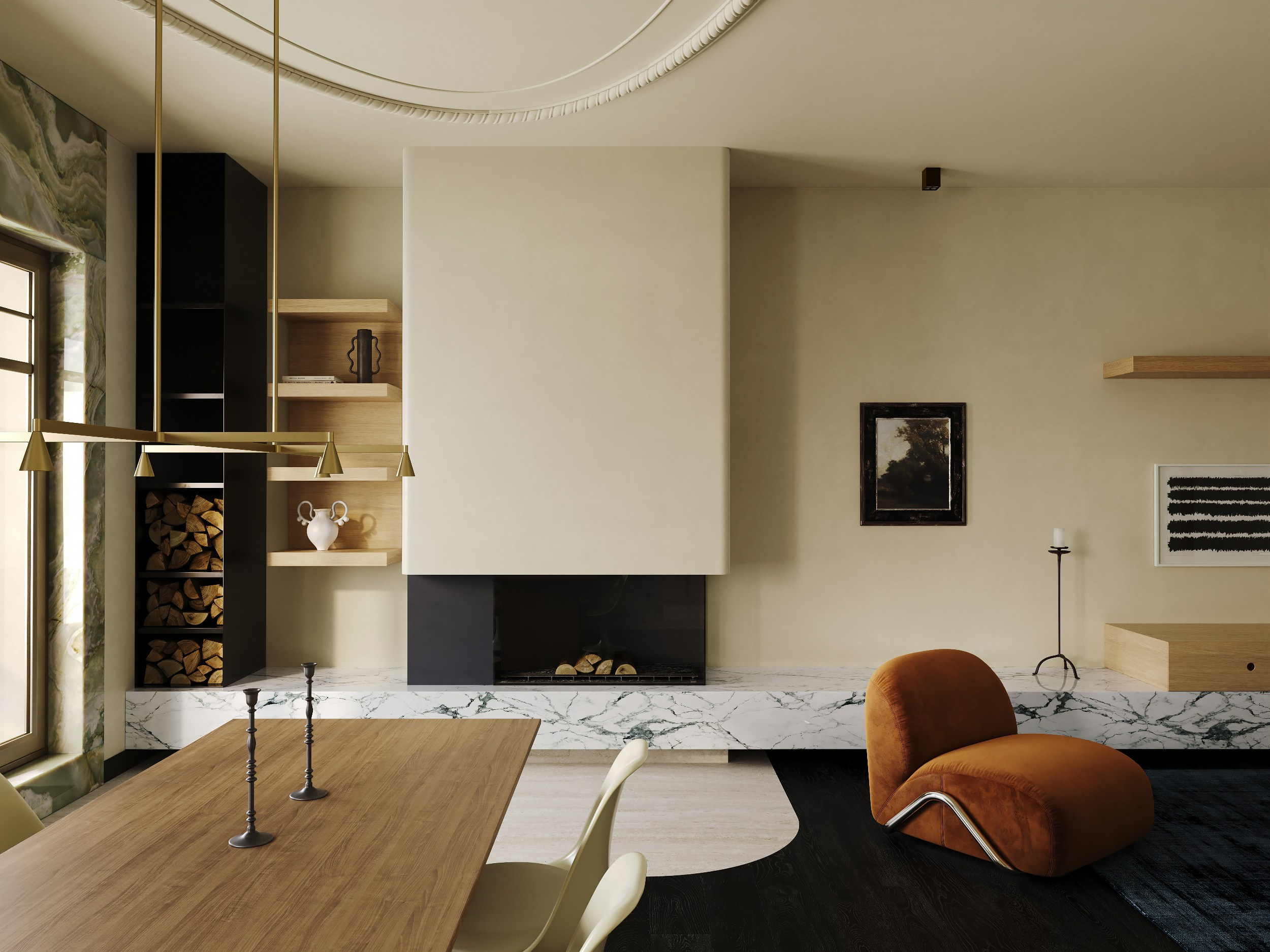 IDEALIST | BEREZIN INTERIORS DESIGN. Interior Visualization by Valerie Stetyukevich