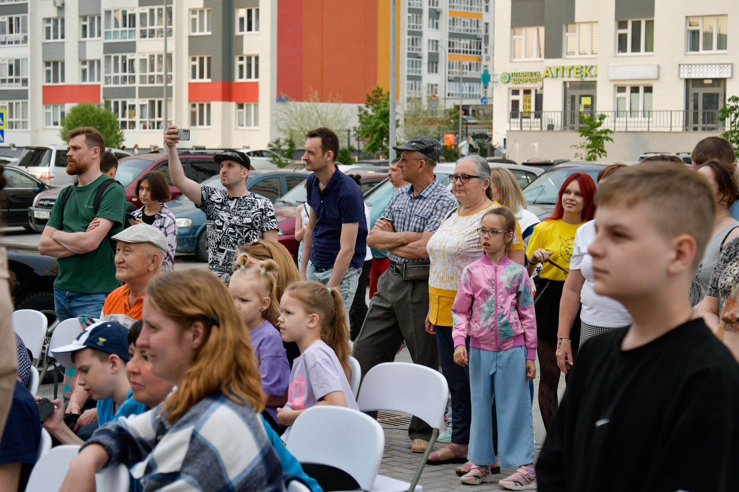 Концерт школы барабанов в соседском центре. Фотографы в Тюмени Андрей и Лидия Войвод