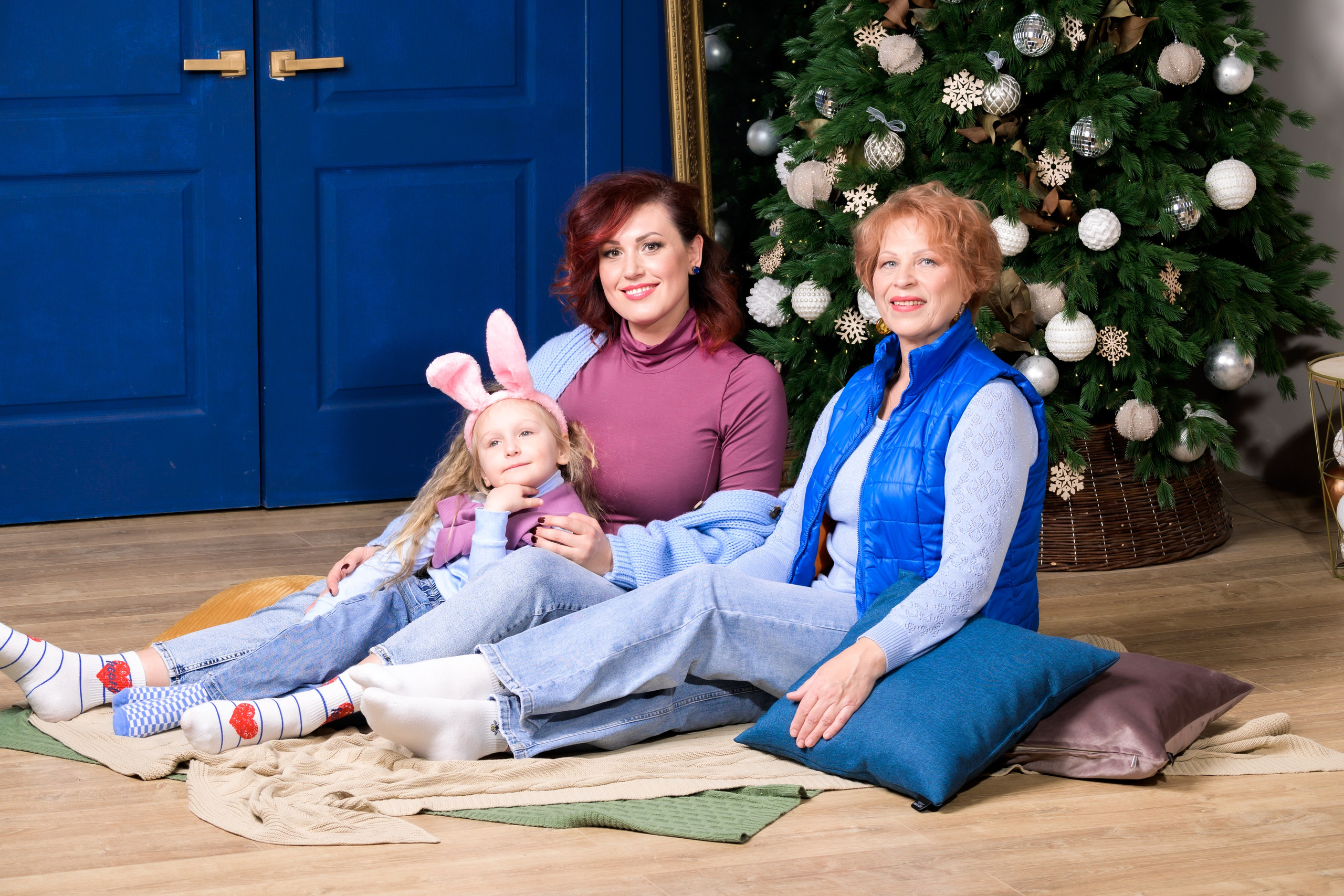 Olya and the family. Fotograf Dmitrii Donets