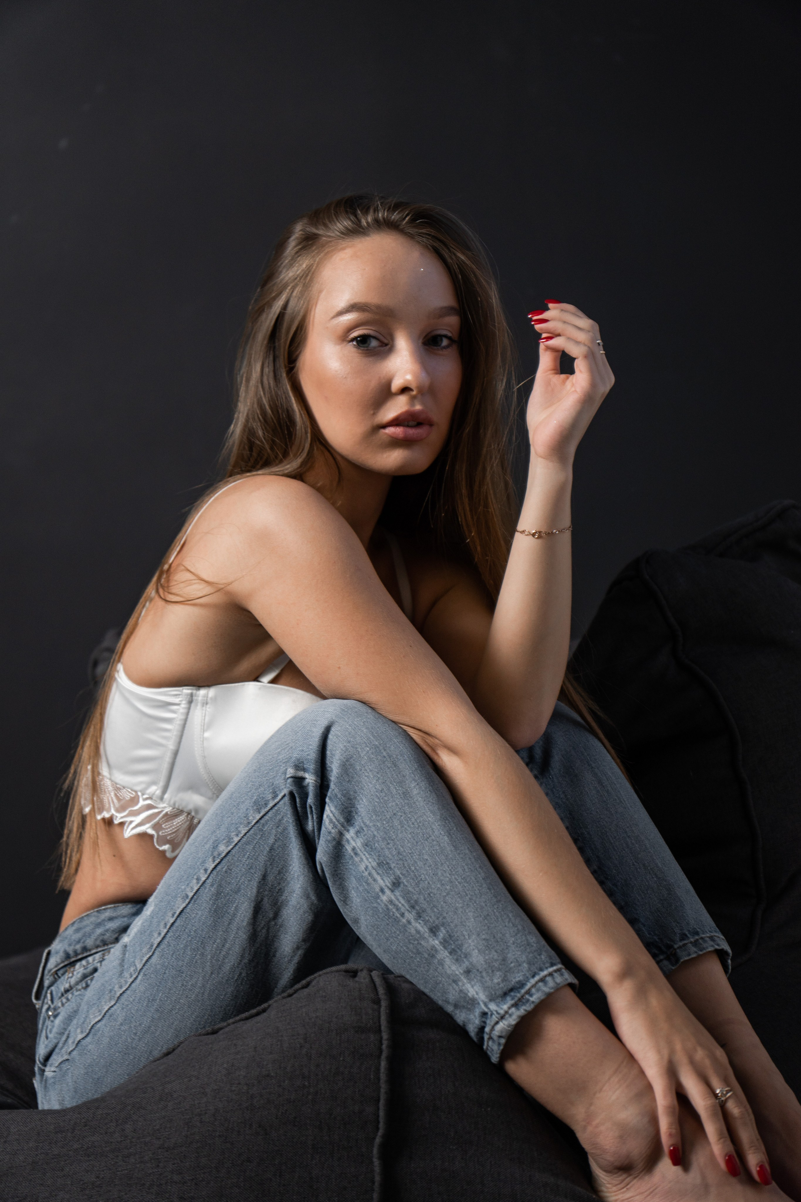 Фотосессия Марии в студии. Фотограф Сергей Капитуров