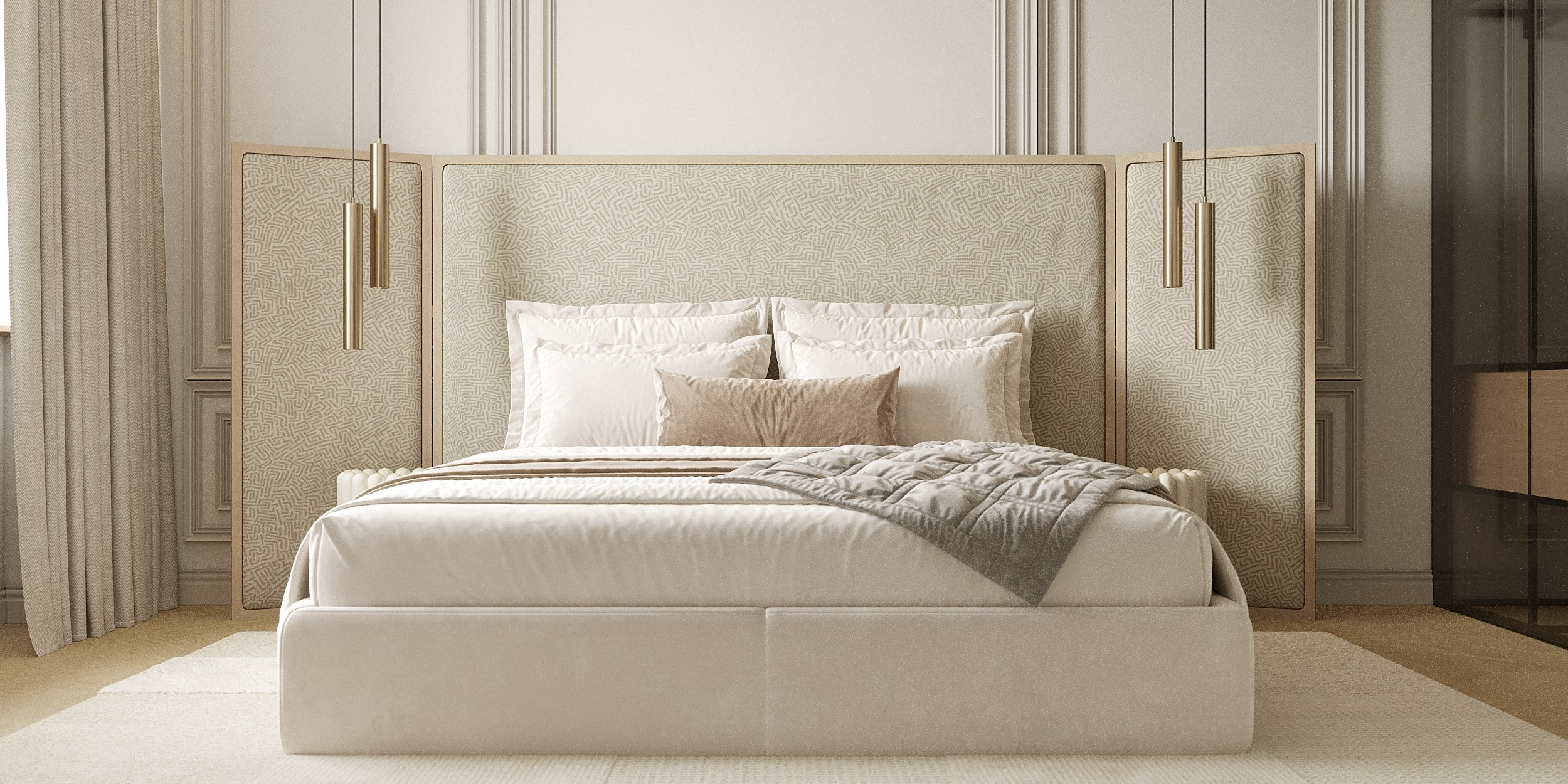 Квартира на ул. Мосфильмовская (Москва) 93 кв. м. Студия дизайна интерьера в Москве Калараш Александр