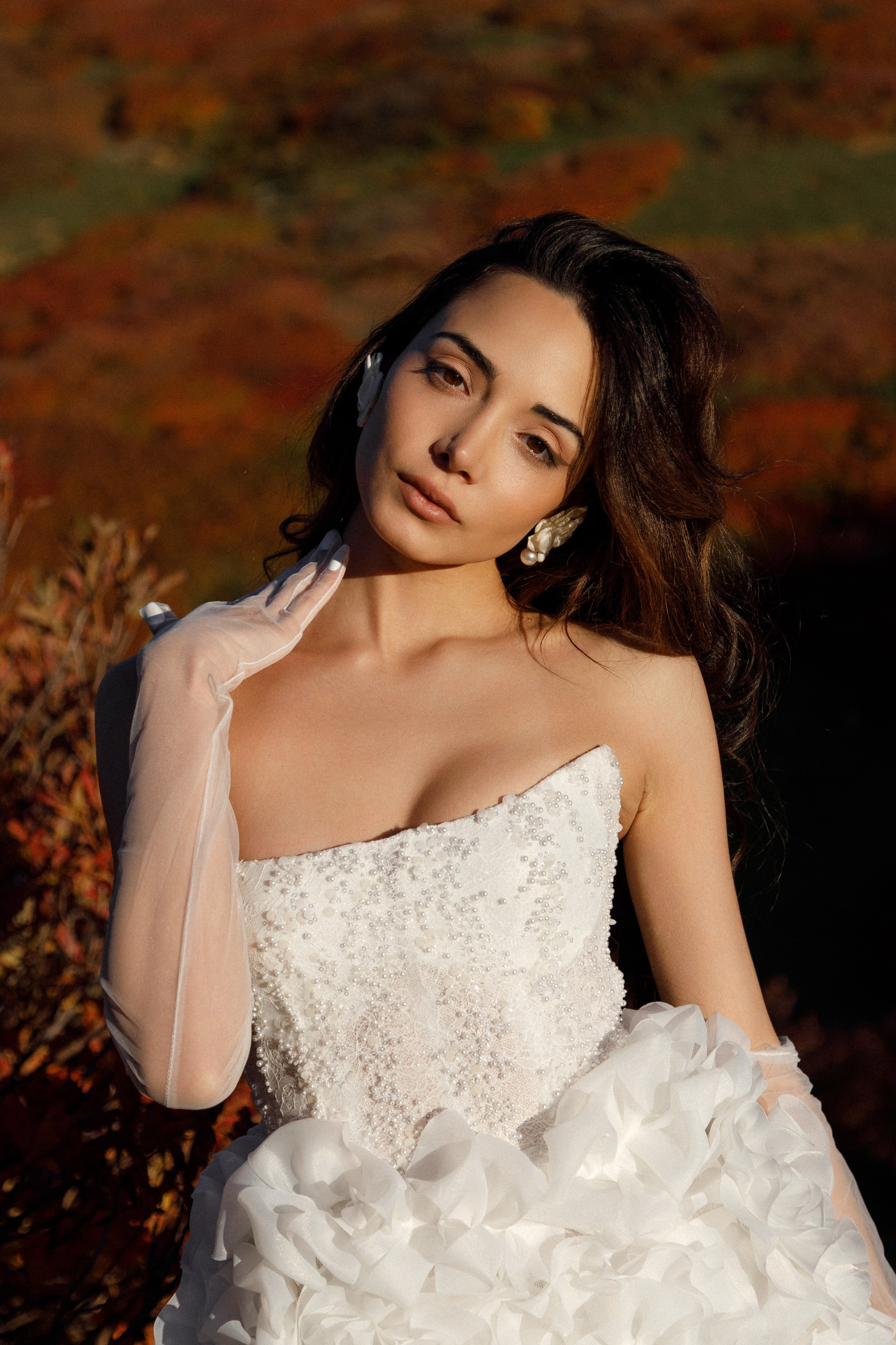 Свадьба в горах на закате